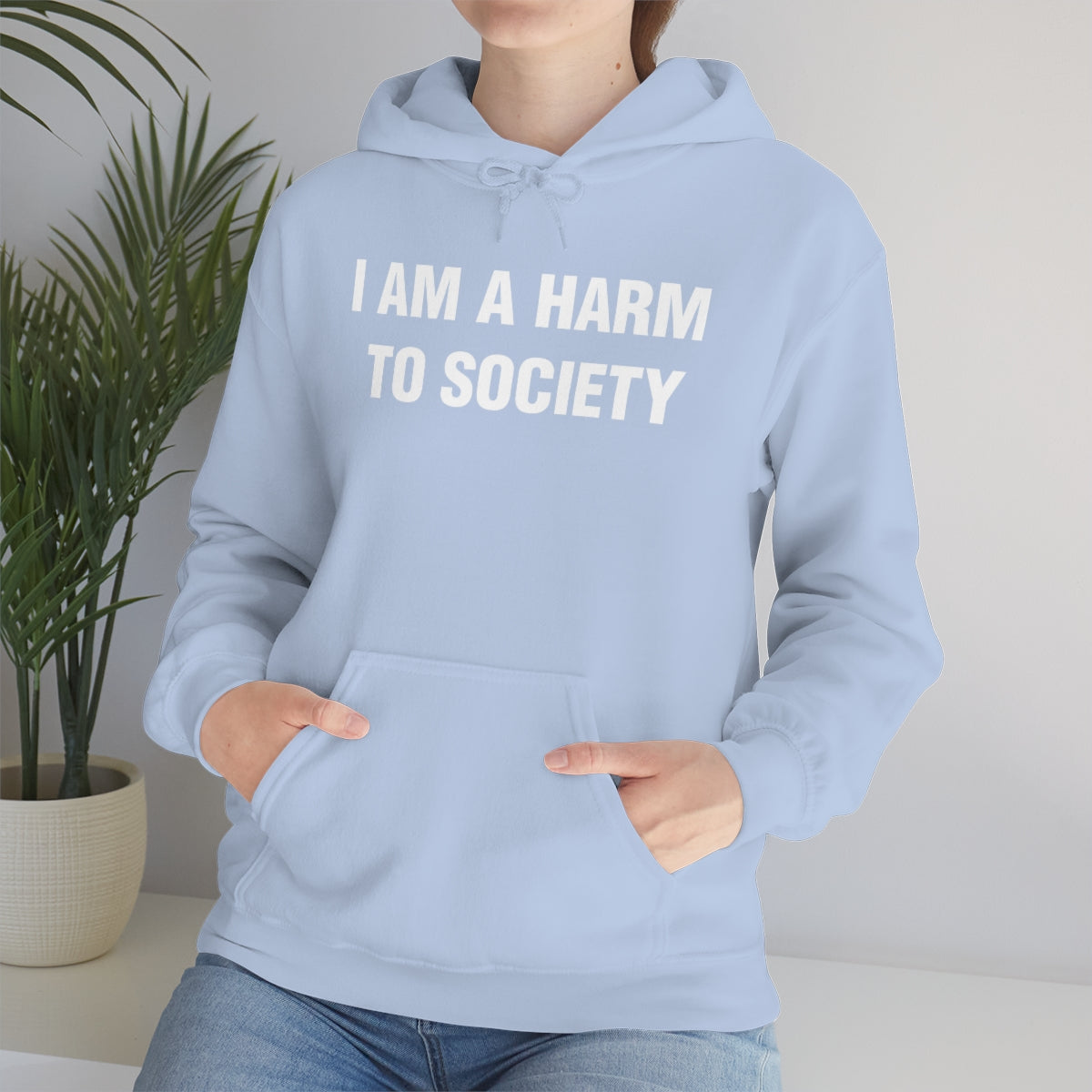 I AM A HARM  TO SOCIETY HOODIE