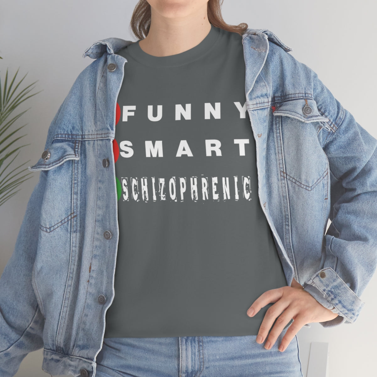 FUNNY SMART SCHIZOPHRENIC TEE