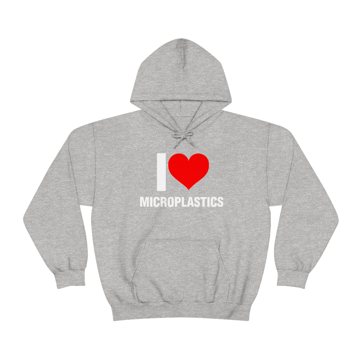 I LOVE MICROPLASTICS HOODIE