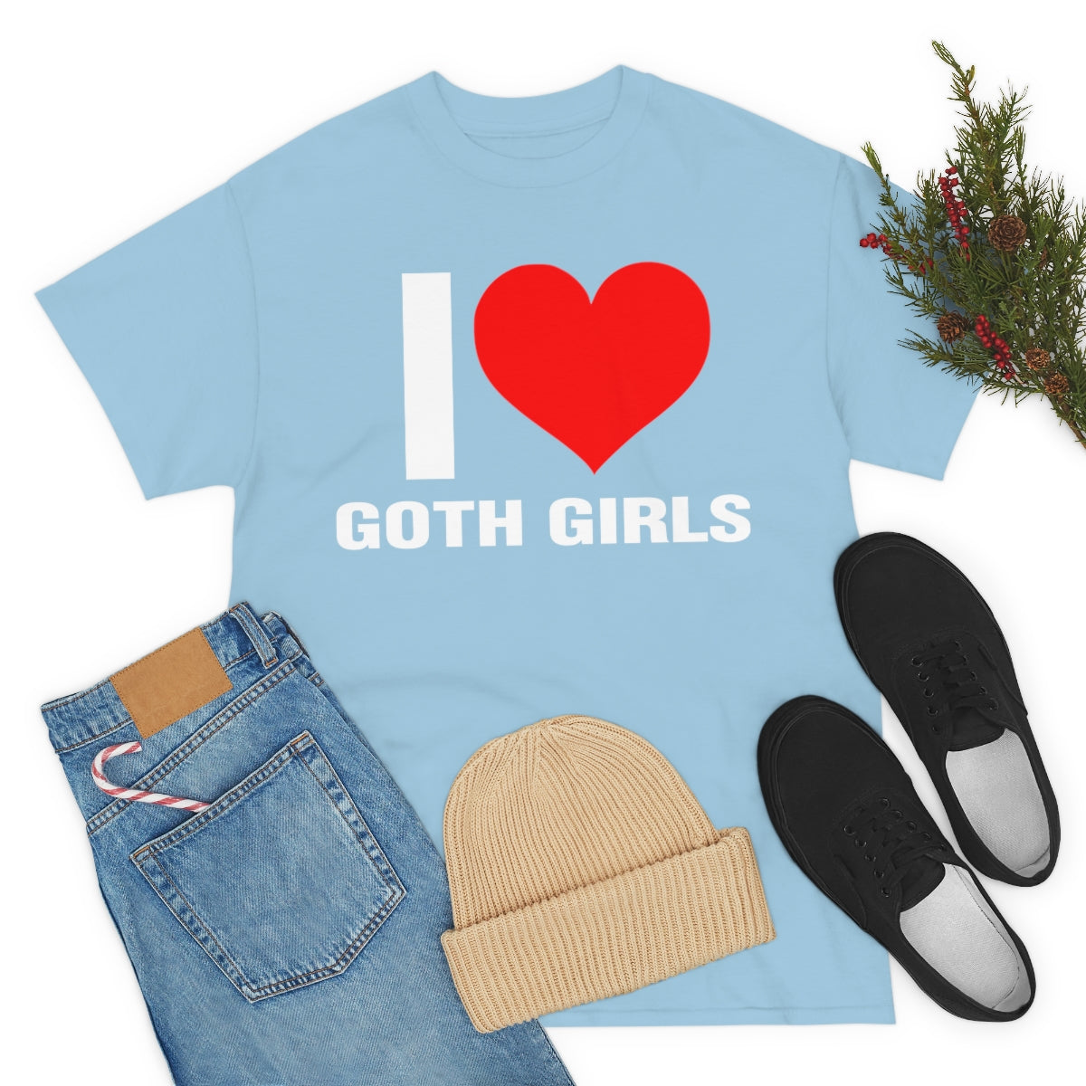 I LOVE GOTH GIRLS TEE