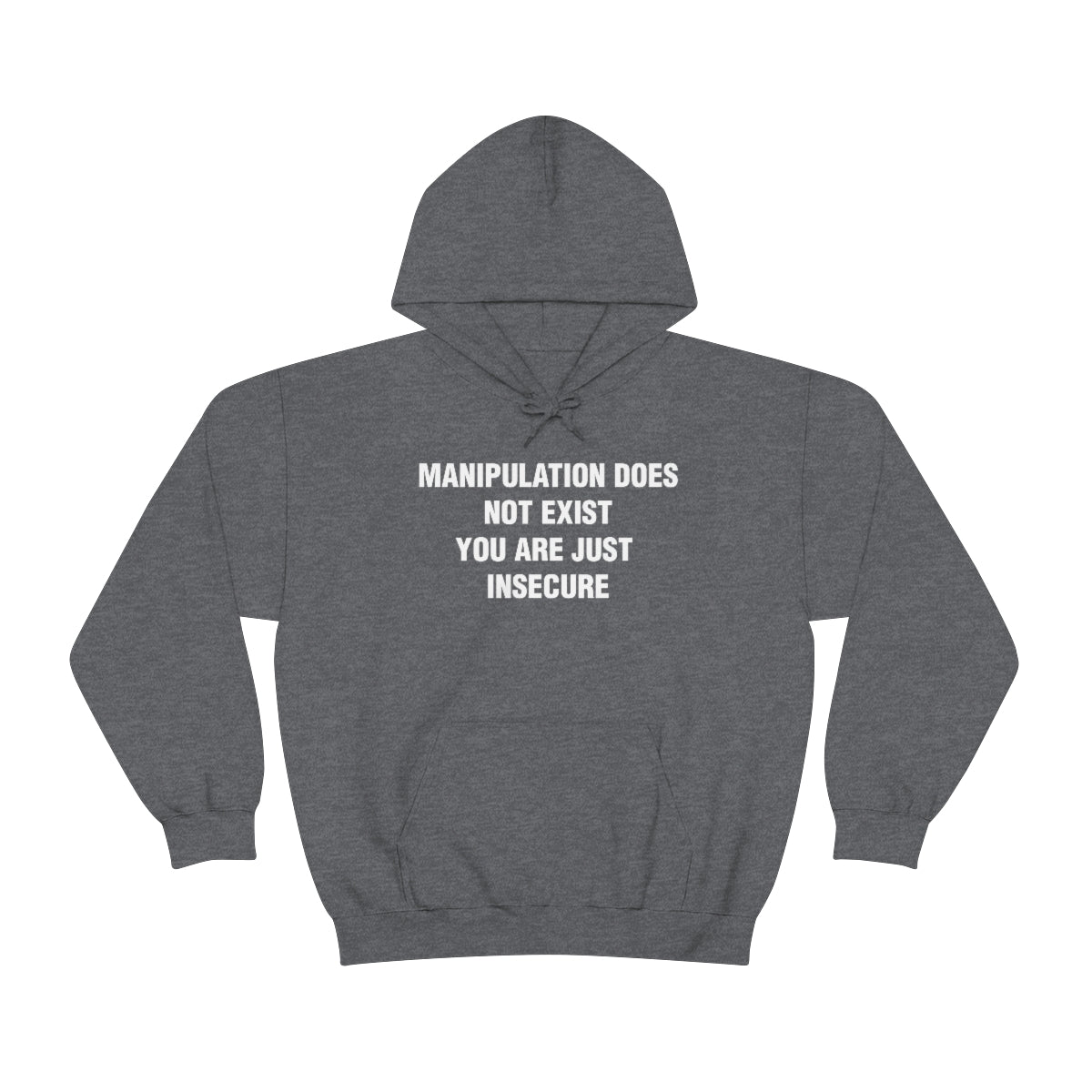 MANIPULATION DOES NOT EXIST YOUR JUST INSECURE HOODIE