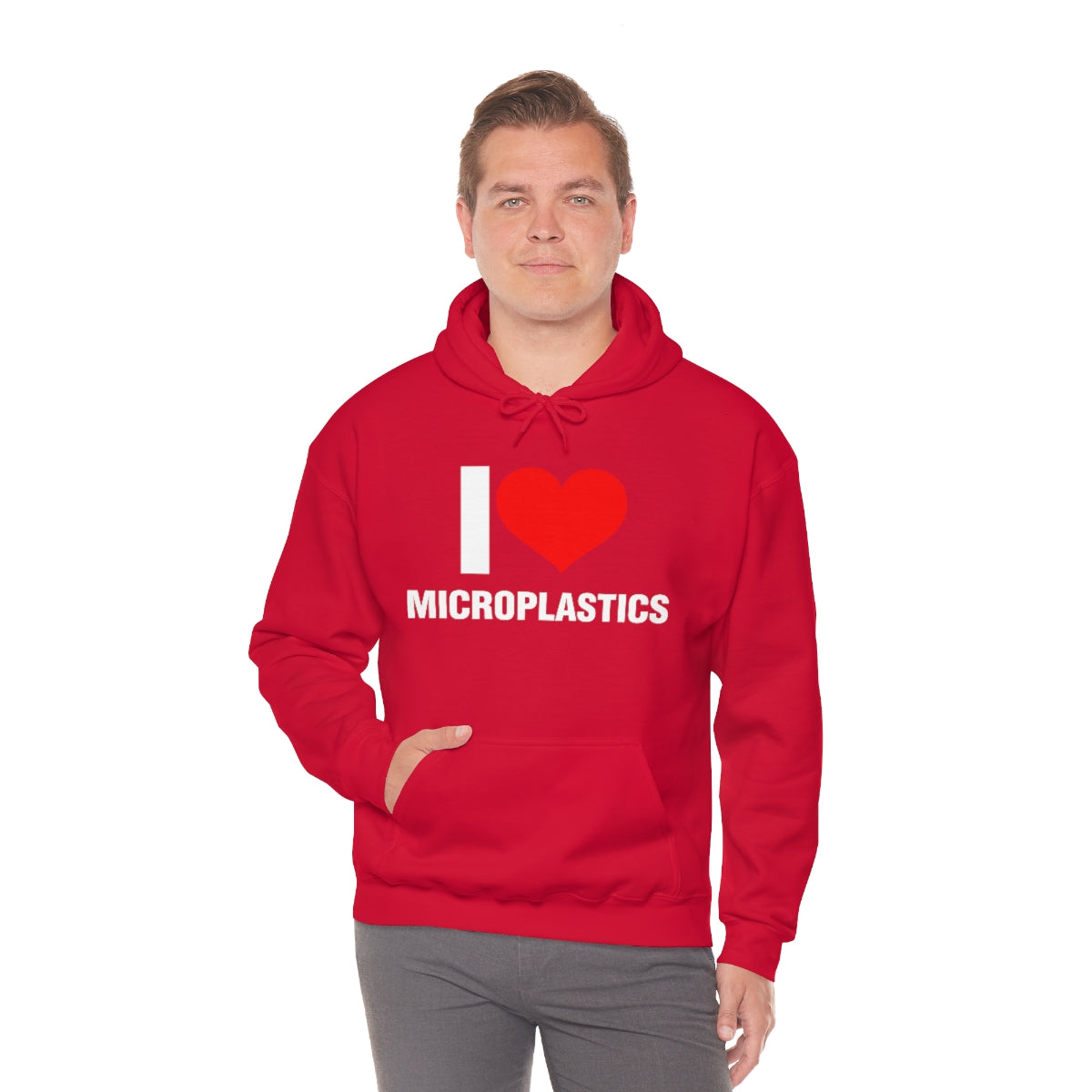 I LOVE MICROPLASTICS HOODIE