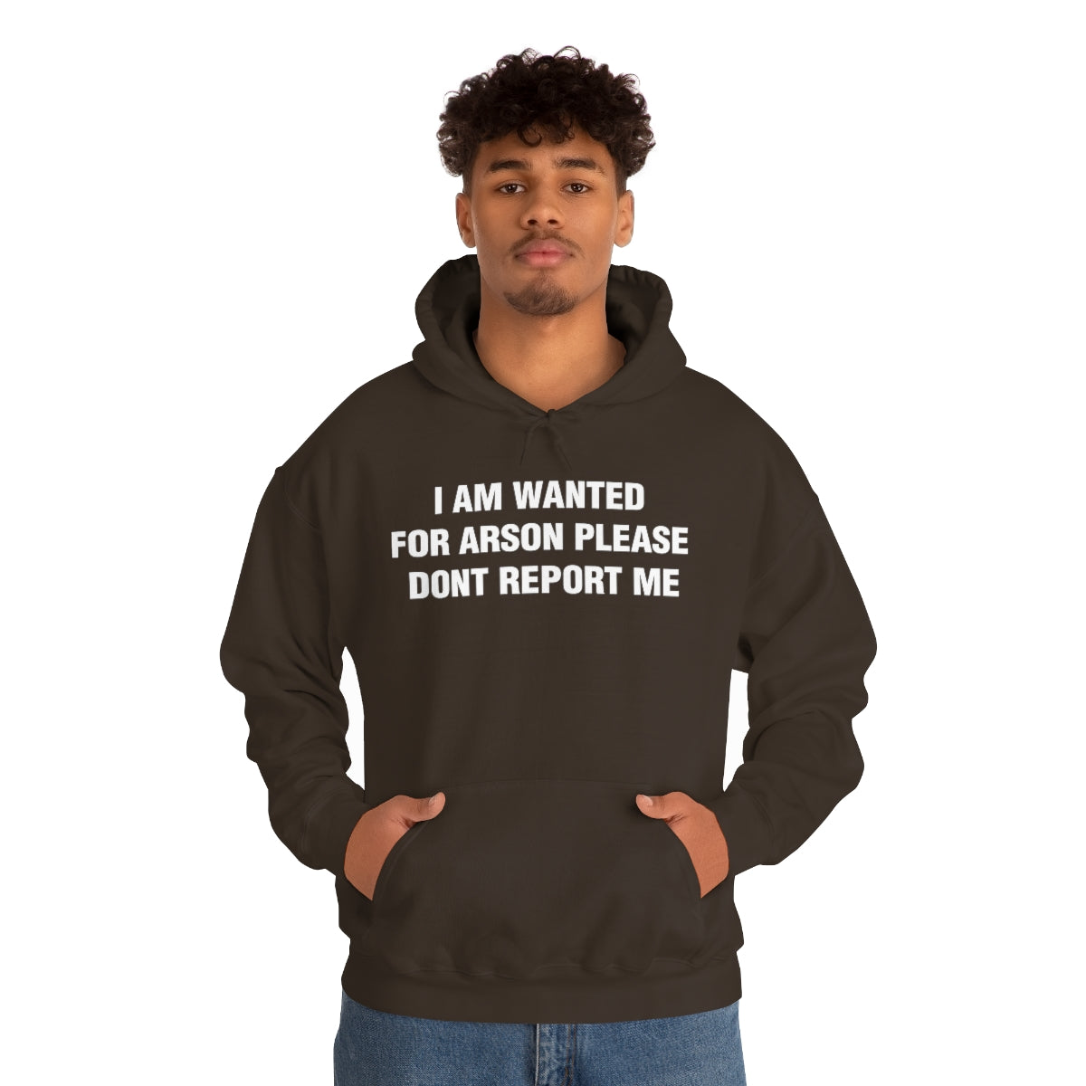 I AM WANTED  FOR ARSON PLEASE  DONT REPORT ME HOODIE