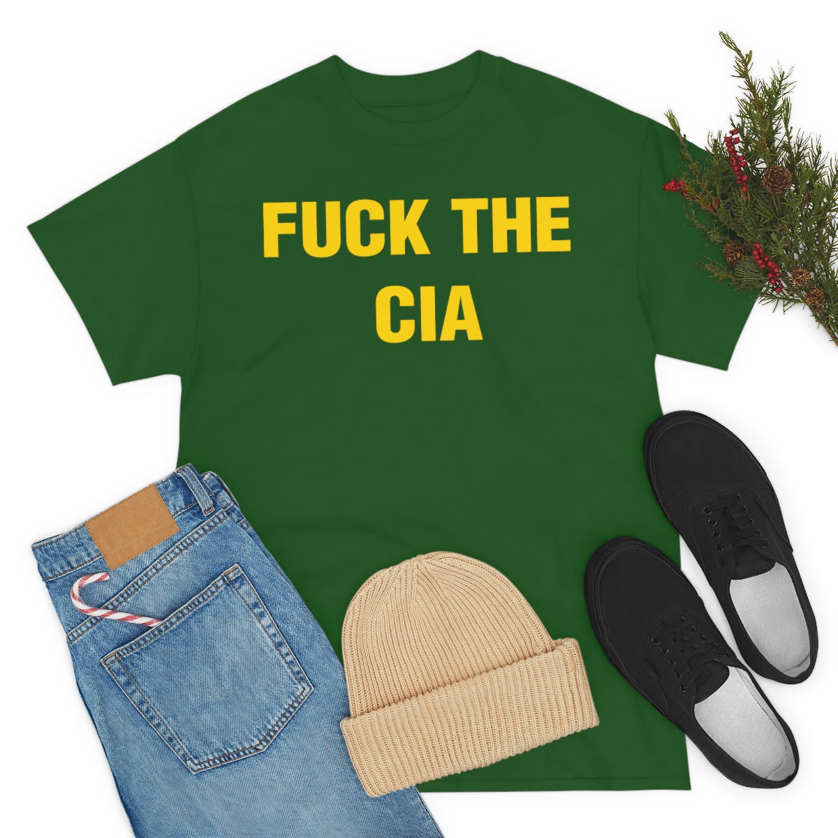 FUCK THE  CIA TEE