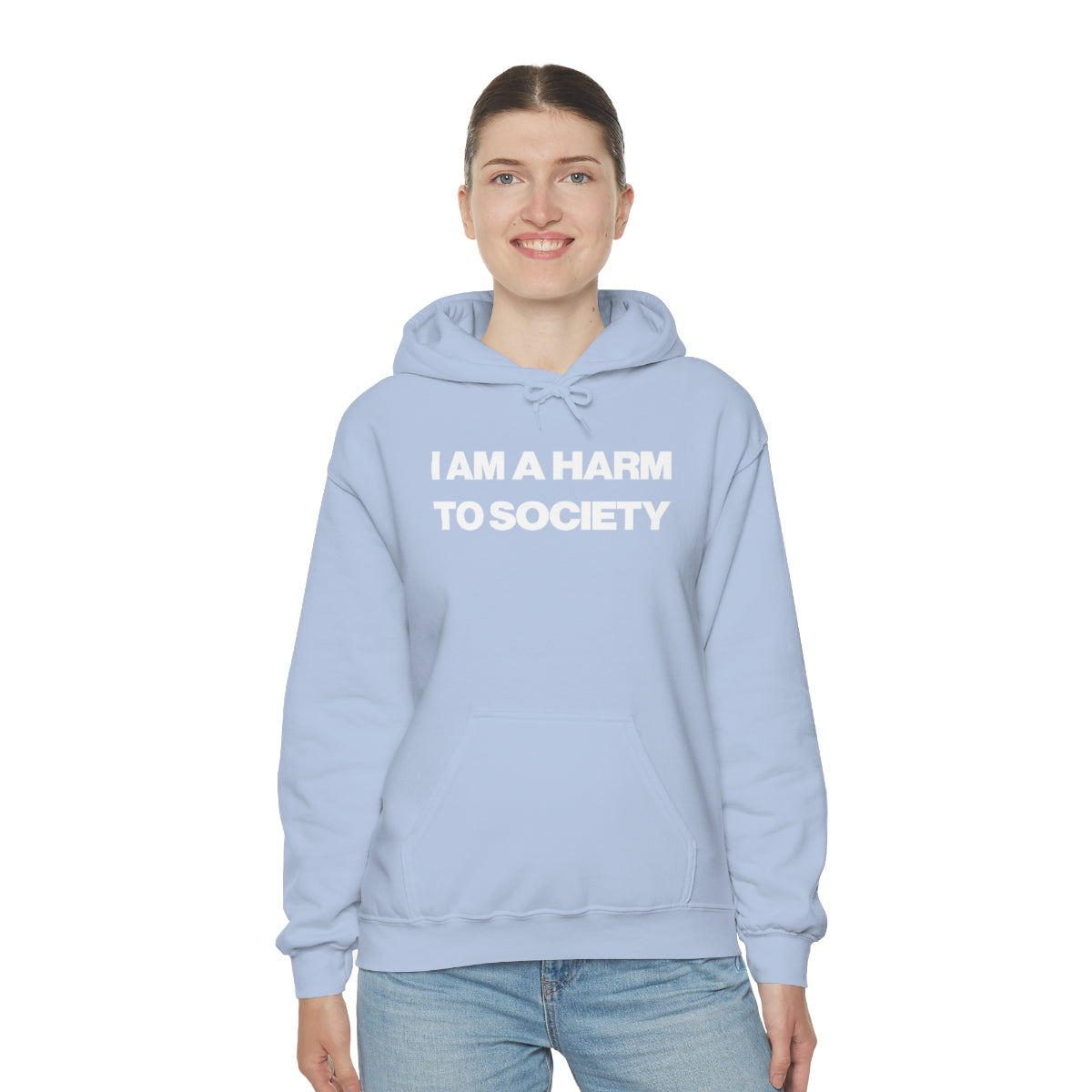 I AM A HARM TO SOCIETY HOODIE