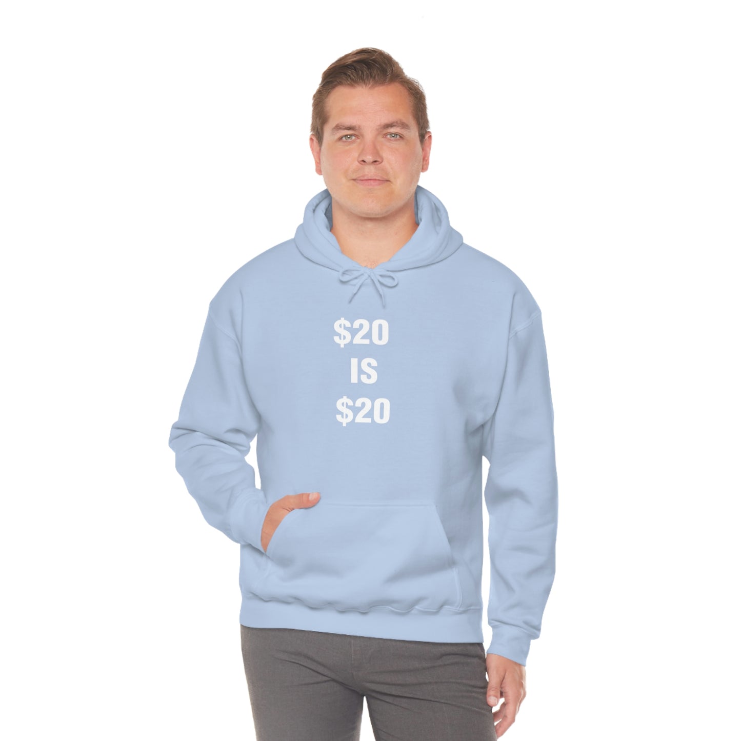 $20 IS $20 HOODIE