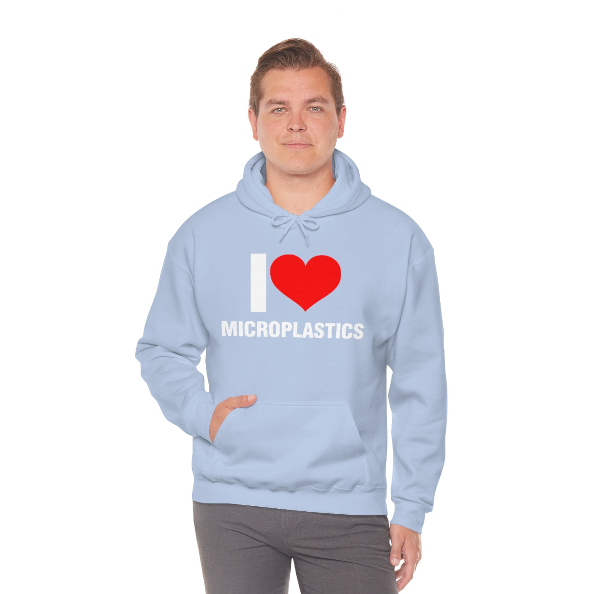 I LOVE MICROPLASTICS HOODIE