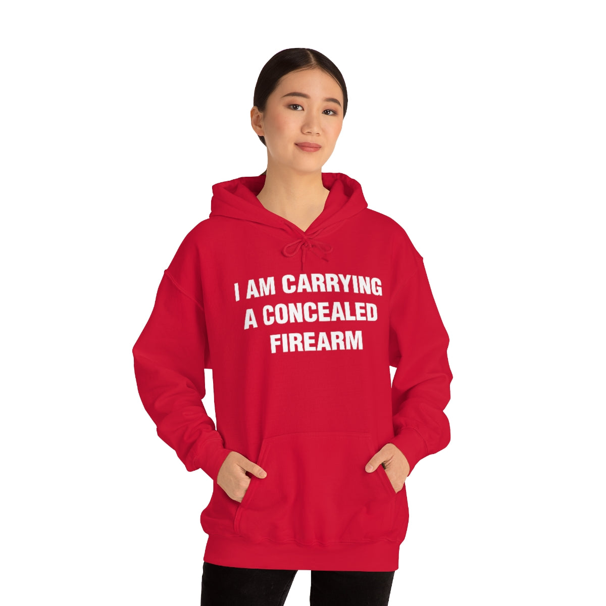 I AM CARRYING A CONCEALED FIREARM HOODIE