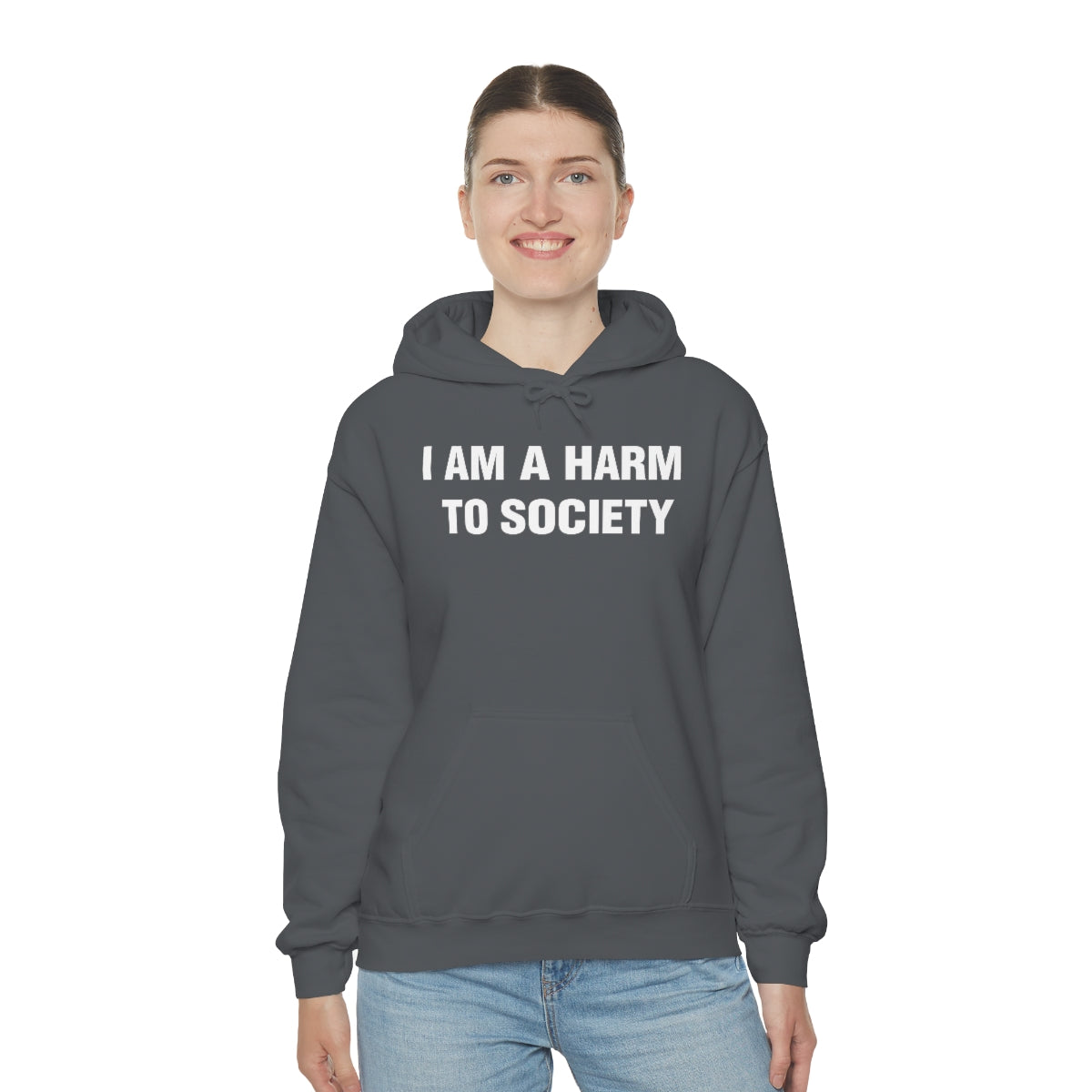 I AM A HARM  TO SOCIETY HOODIE