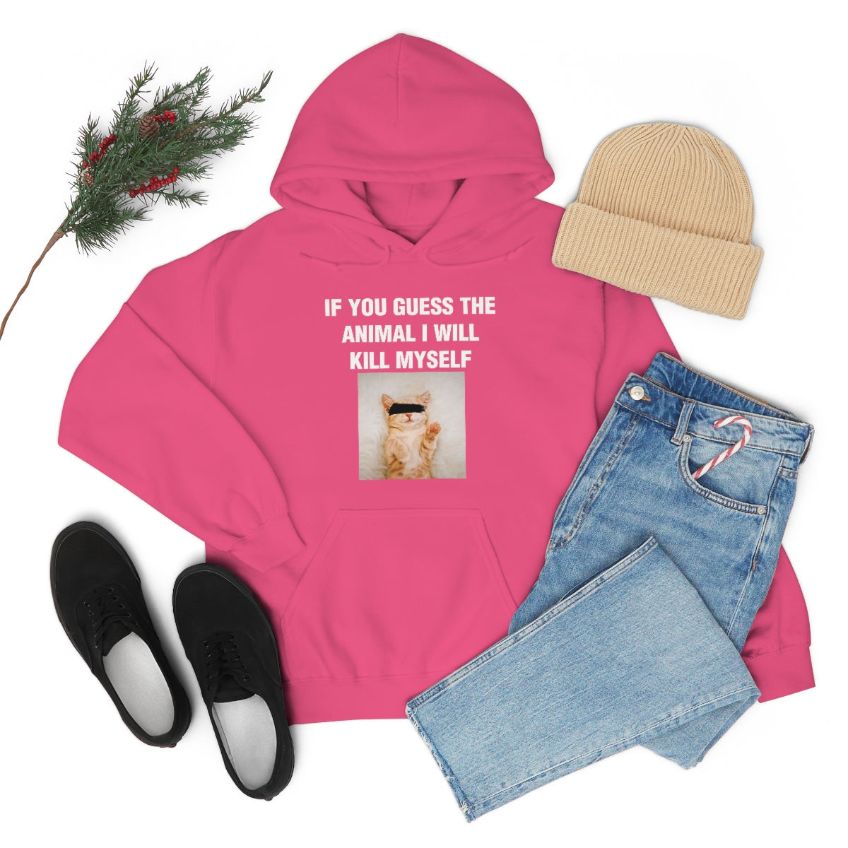 IF YOU GUESS THE ANIMAL I WILL KILL MYSELF HOODIE