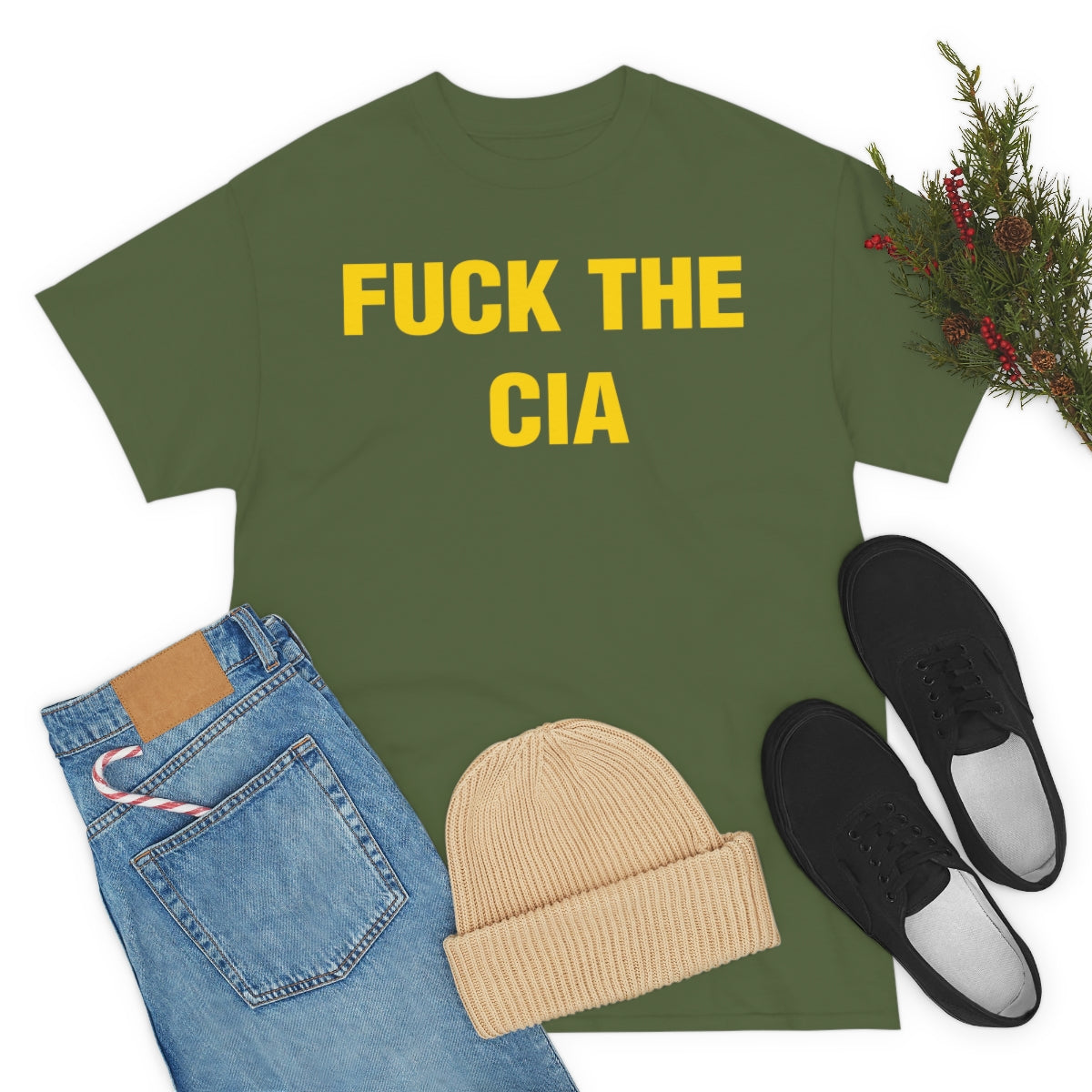 FUCK THE  CIA TEE