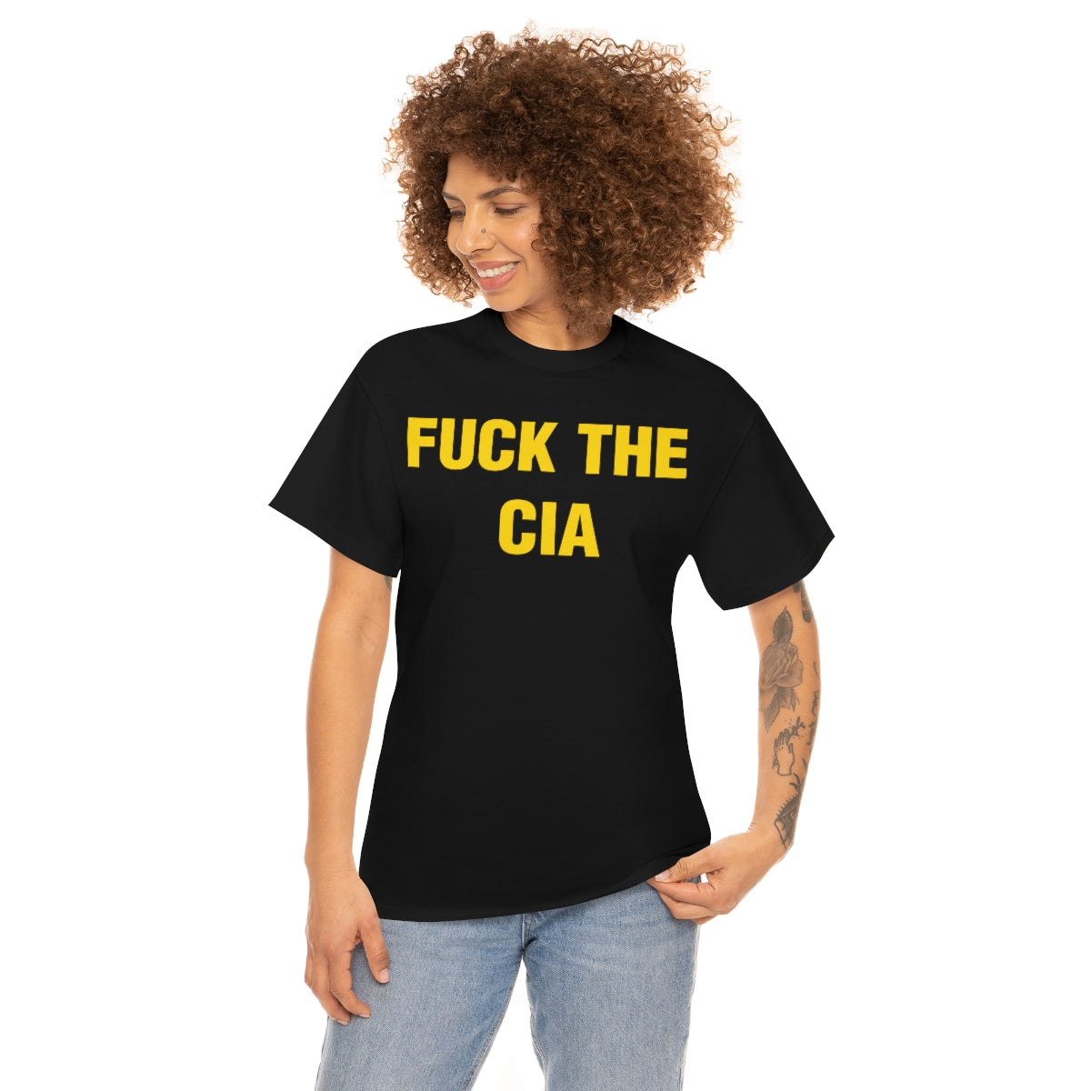 FUCK THE  CIA TEE