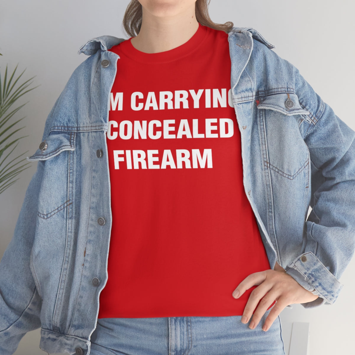 I AM CARRYING S CONCEALED FIREARM TEE