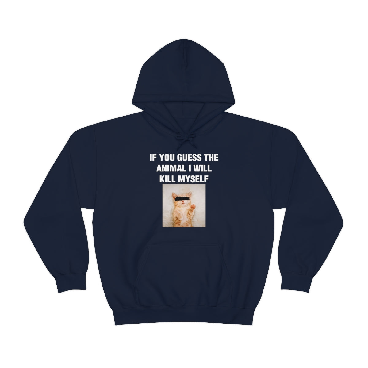 IF YOU GUESS THE ANIMAL I WILL KILL MYSELF HOODIE