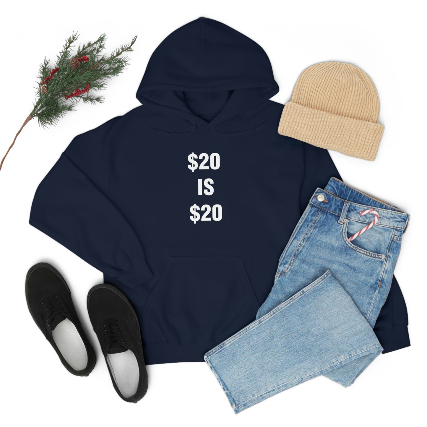 $20 IS $20 HOODIE