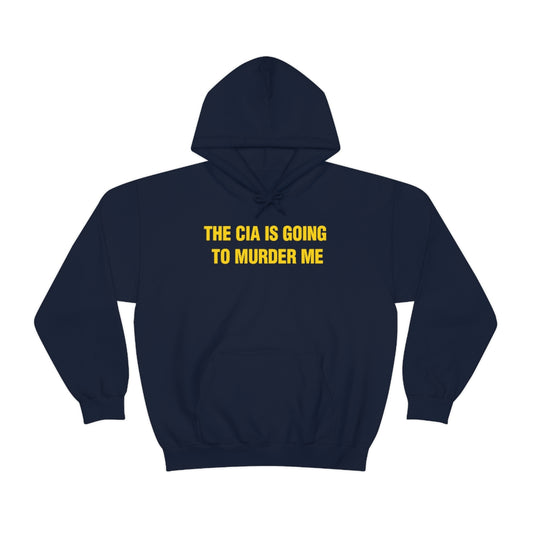 THE CIA IS GOING  TO MURDER ME HOODIE
