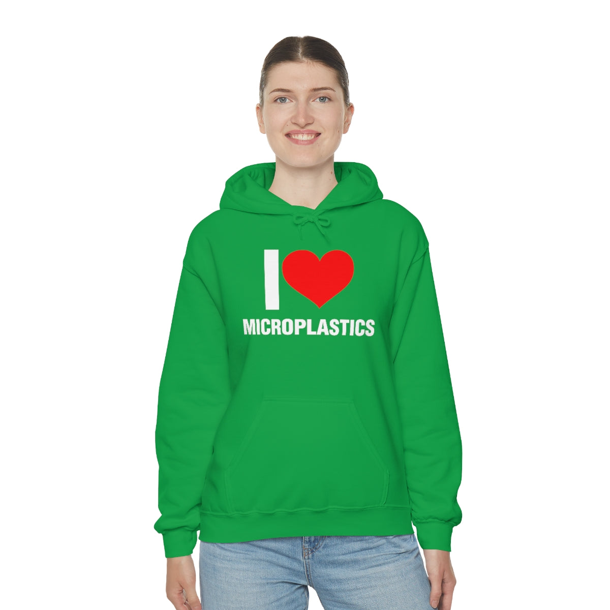 I LOVE MICROPLASTICS HOODIE