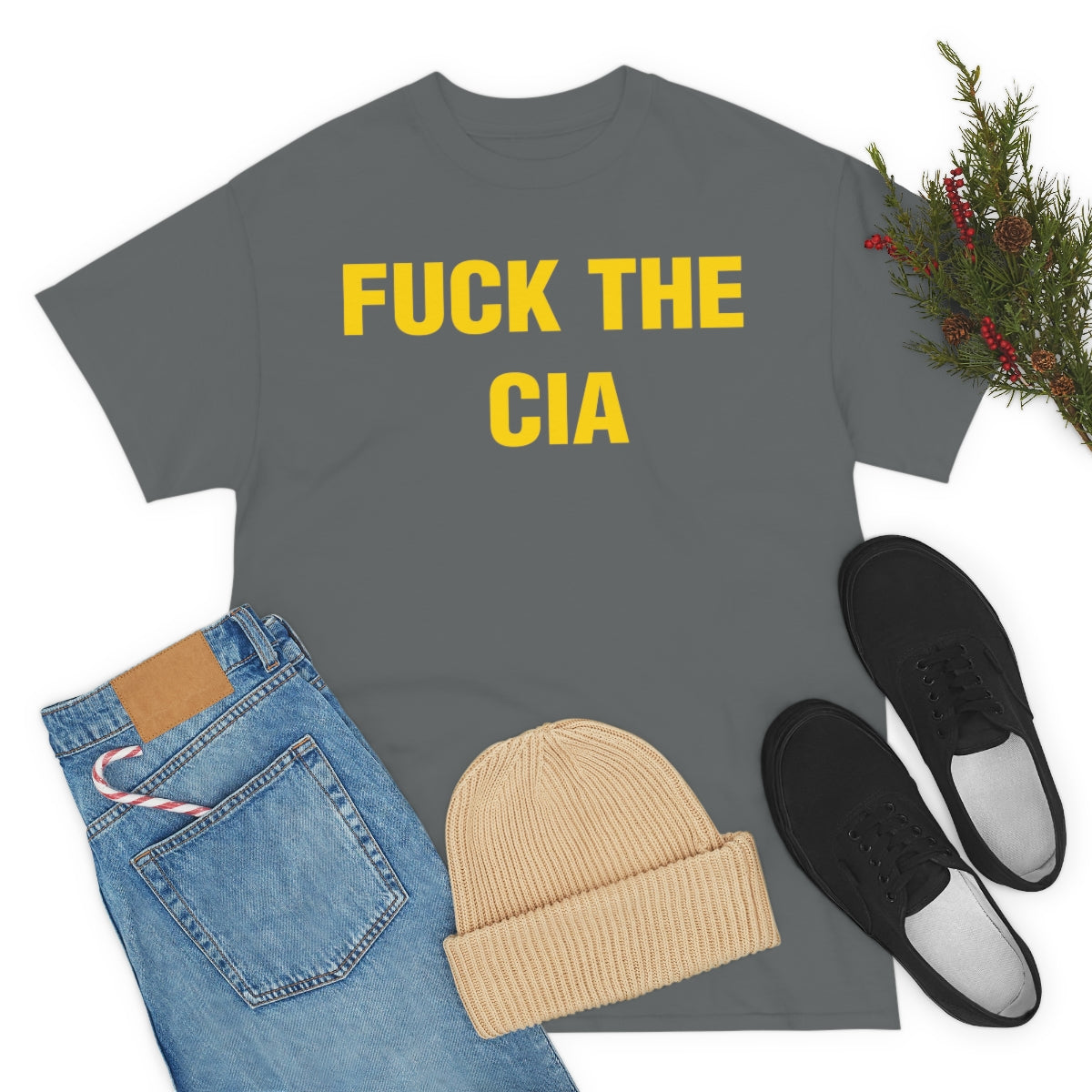 FUCK THE  CIA TEE