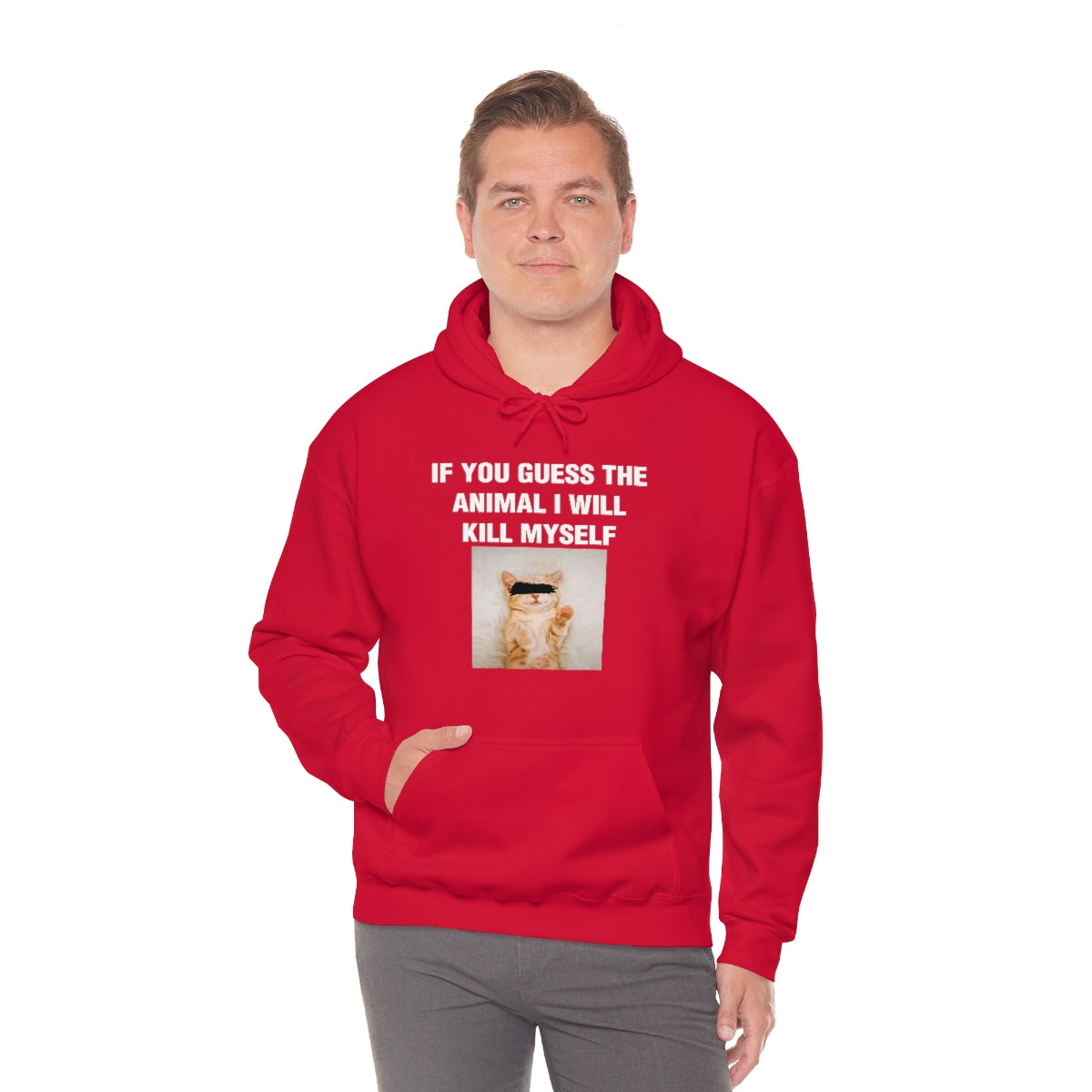 IF YOU GUESS THE ANIMAL I WILL KILL MYSELF HOODIE