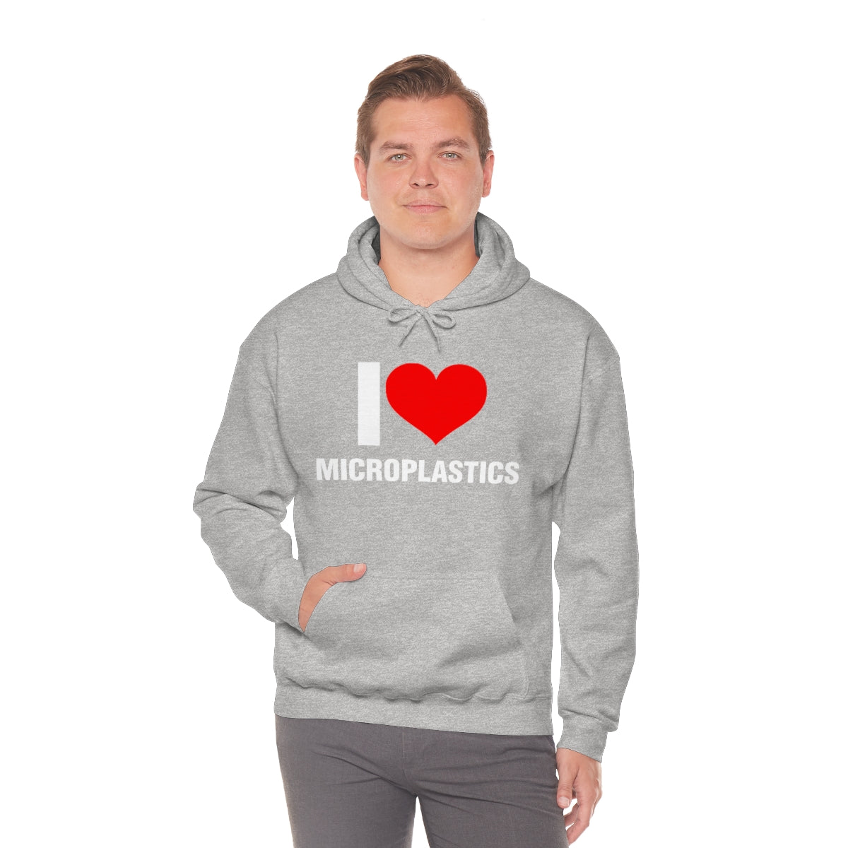 I LOVE MICROPLASTICS HOODIE