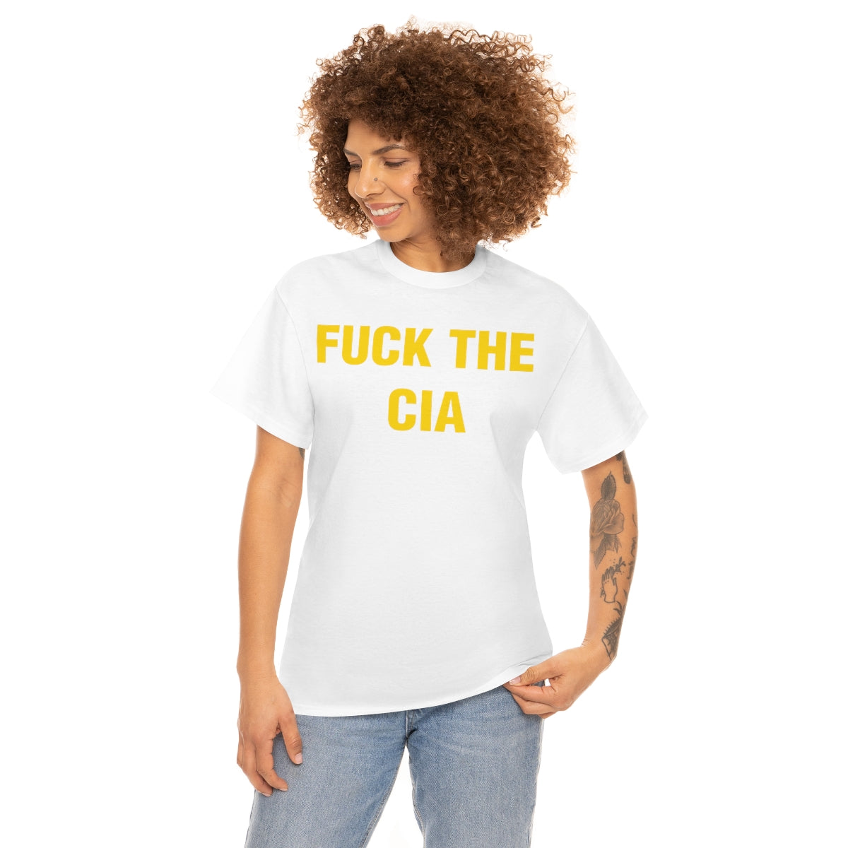 FUCK THE  CIA TEE