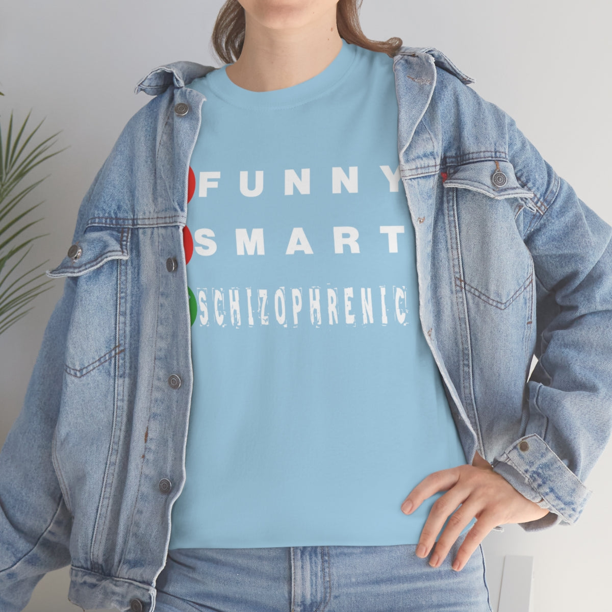 FUNNY SMART SCHIZOPHRENIC TEE