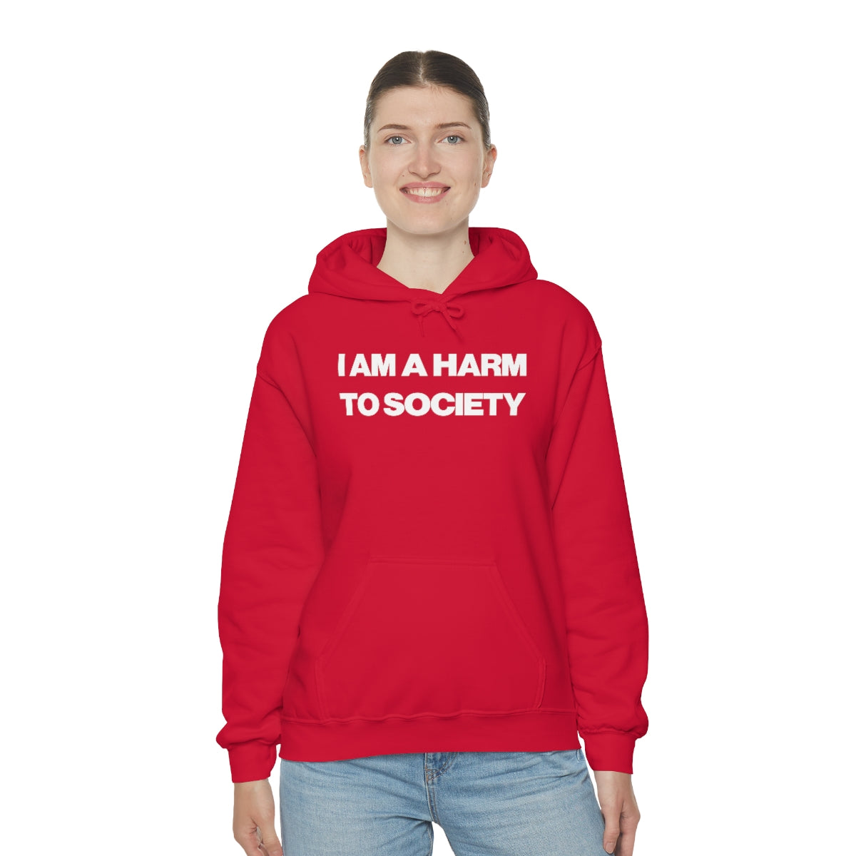 I AM A HARM TO SOCIETY HOODIE