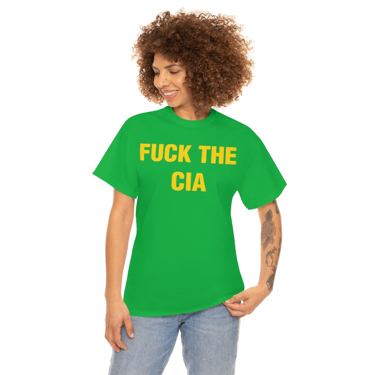 FUCK THE  CIA TEE