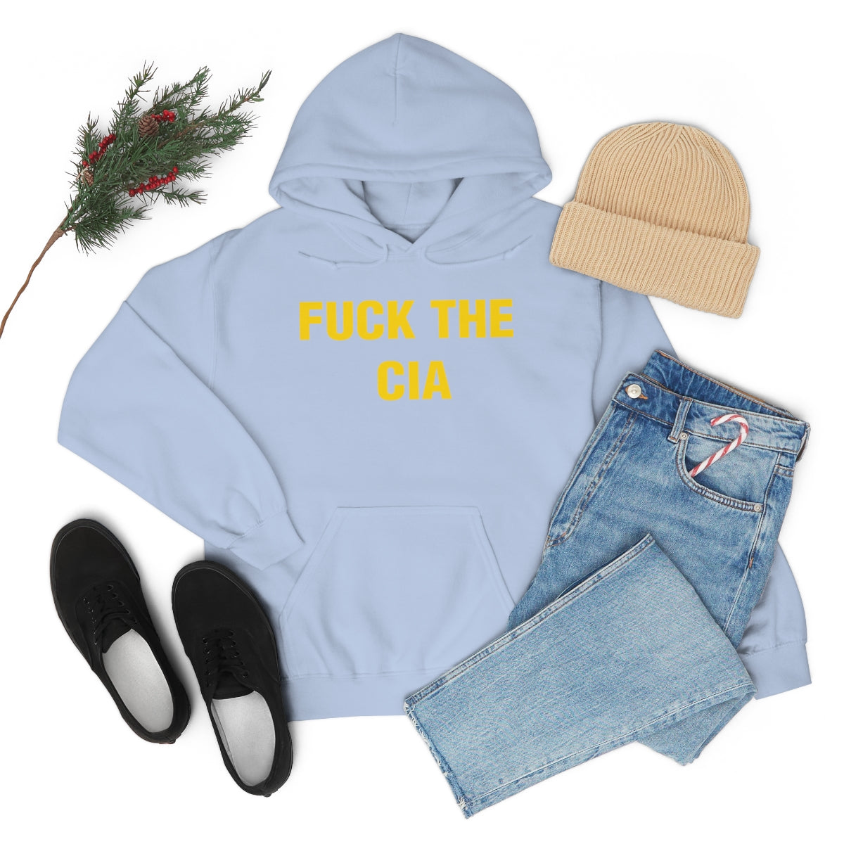 FUCK THE  CIA HOODIE