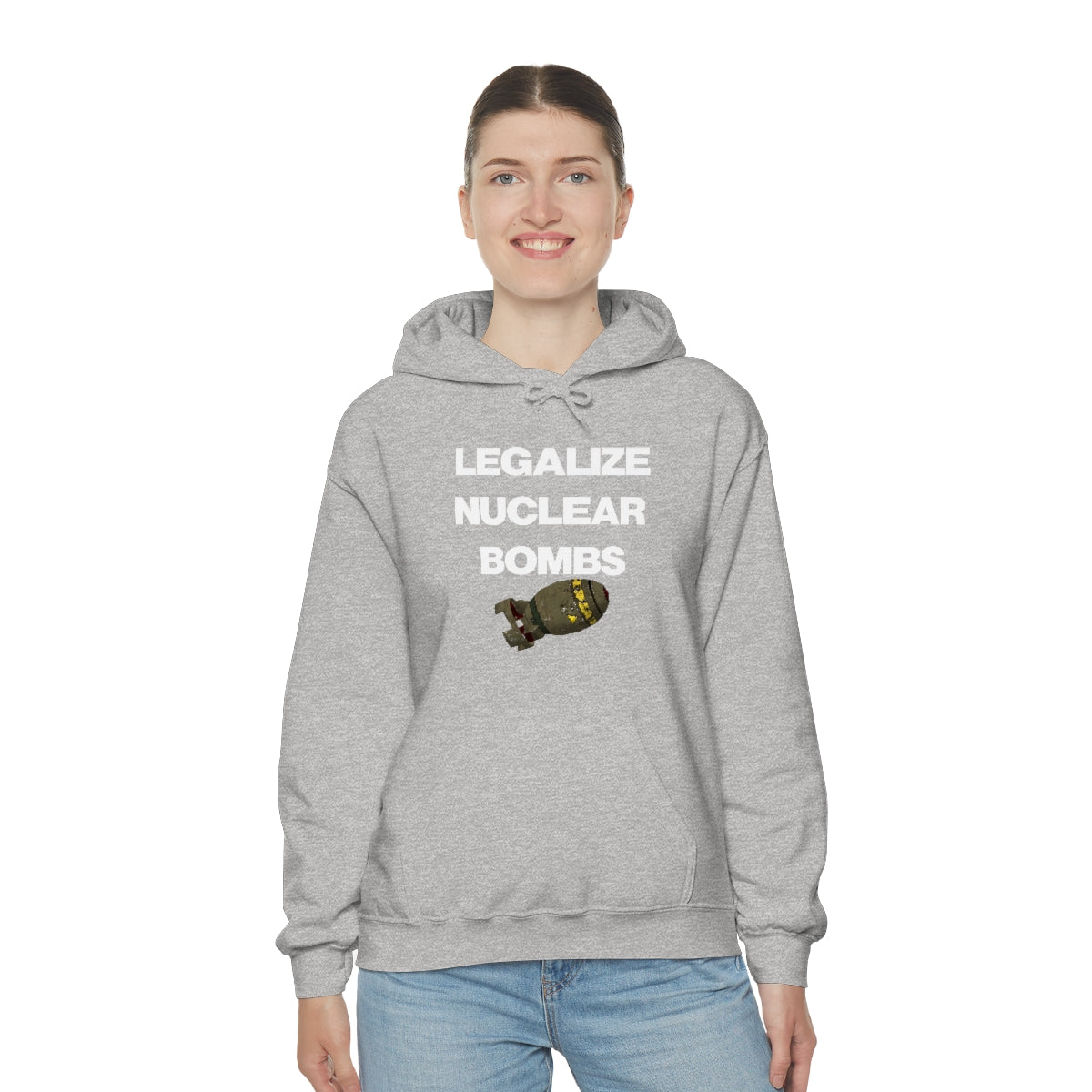 LEGALIZE NUCLEAR BOMBS HOODIE