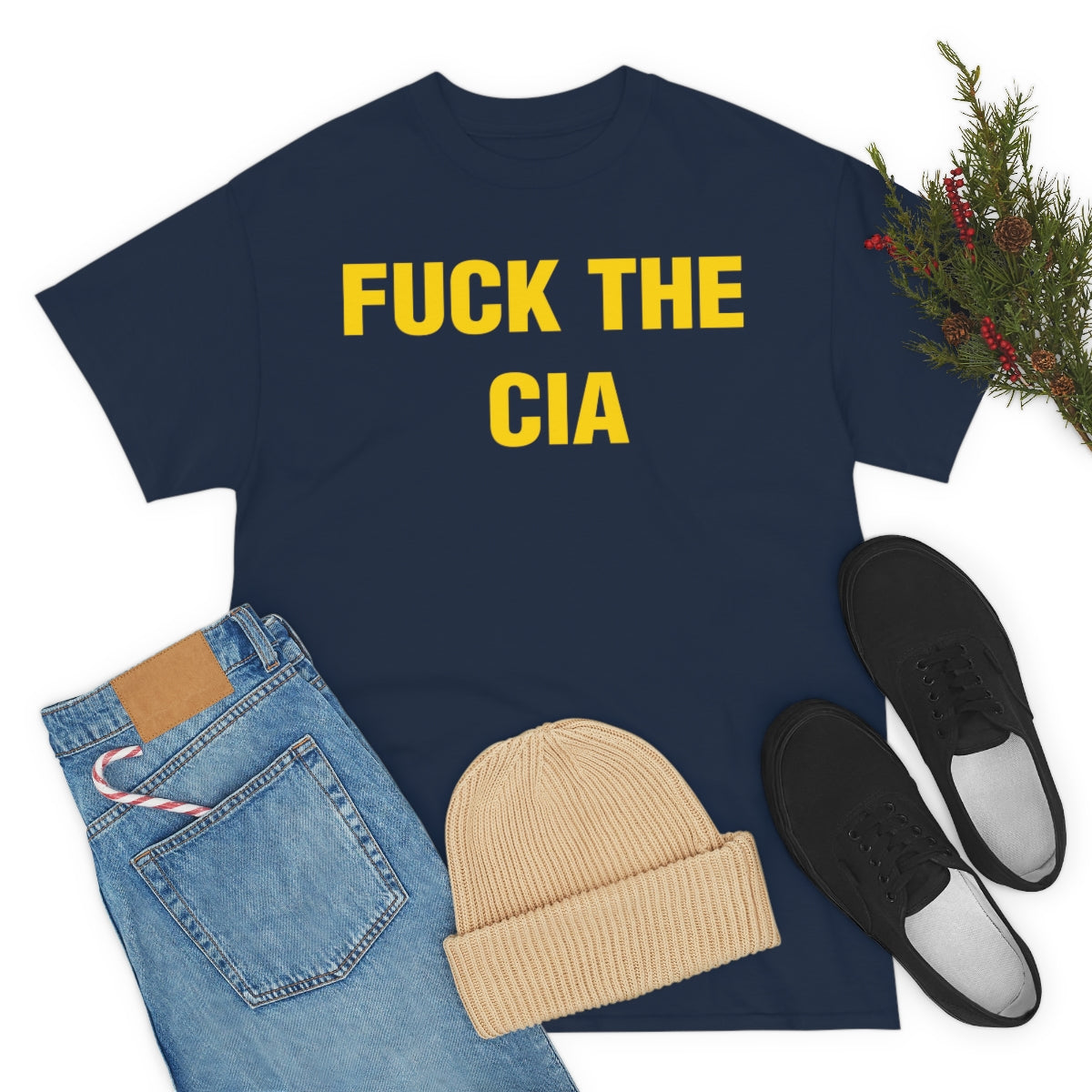 FUCK THE  CIA TEE