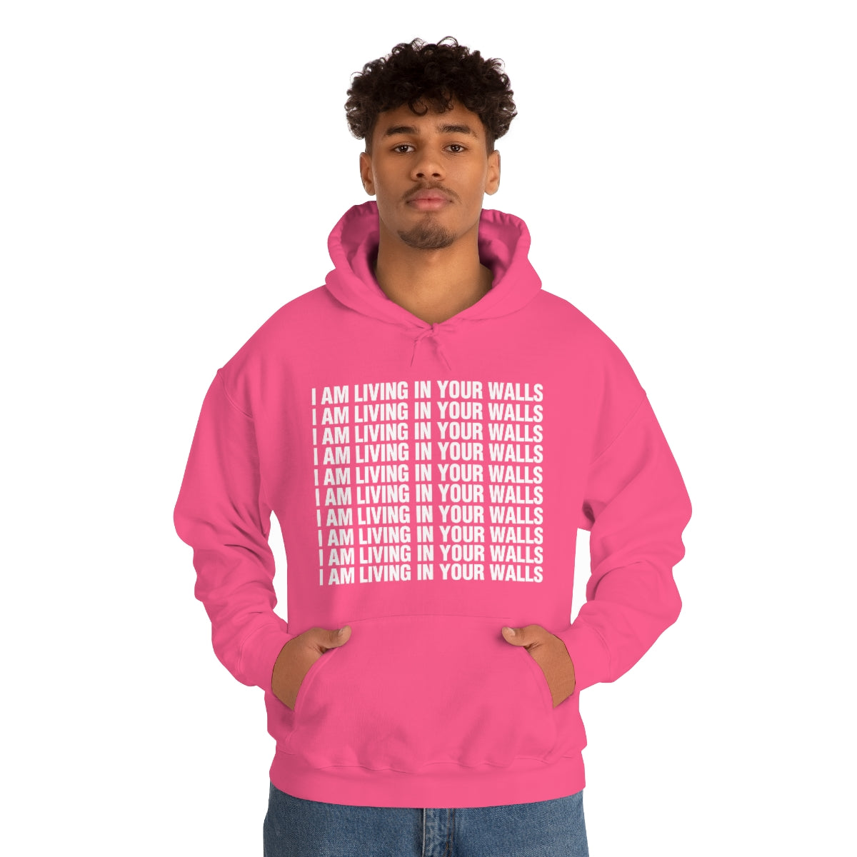 I AM LIVING IN YOUR WALLS HOODIE