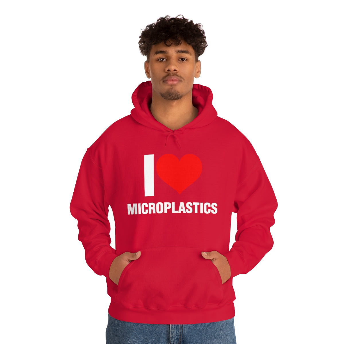 I LOVE MICROPLASTICS HOODIE