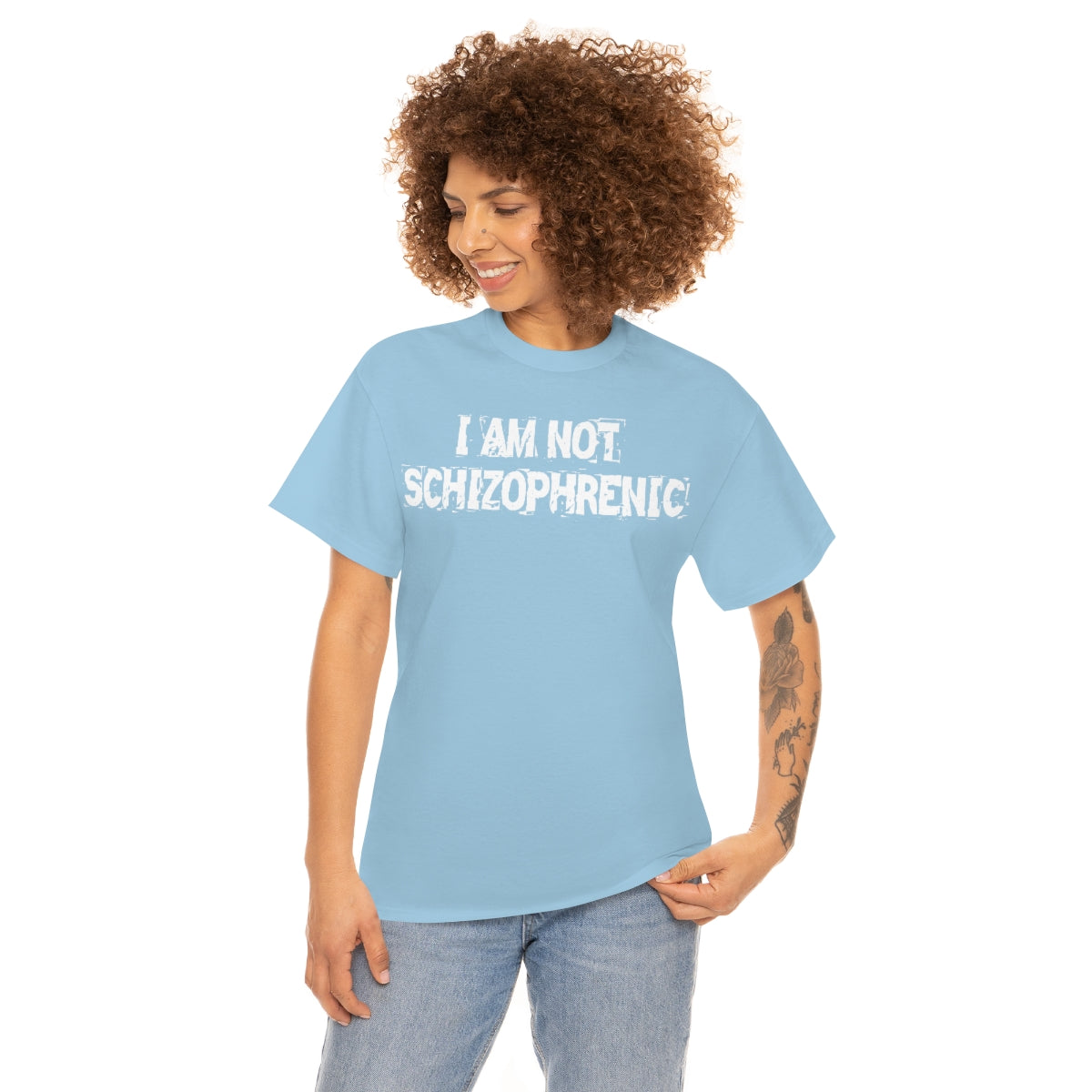 I AM NOT SCHIZOPHRENIC TEE