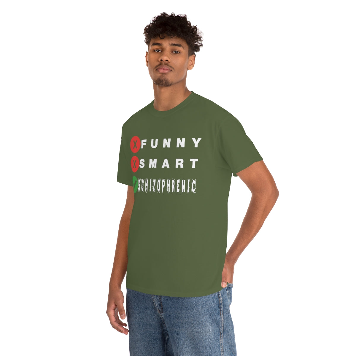 FUNNY SMART SCHIZOPHRENIC TEE