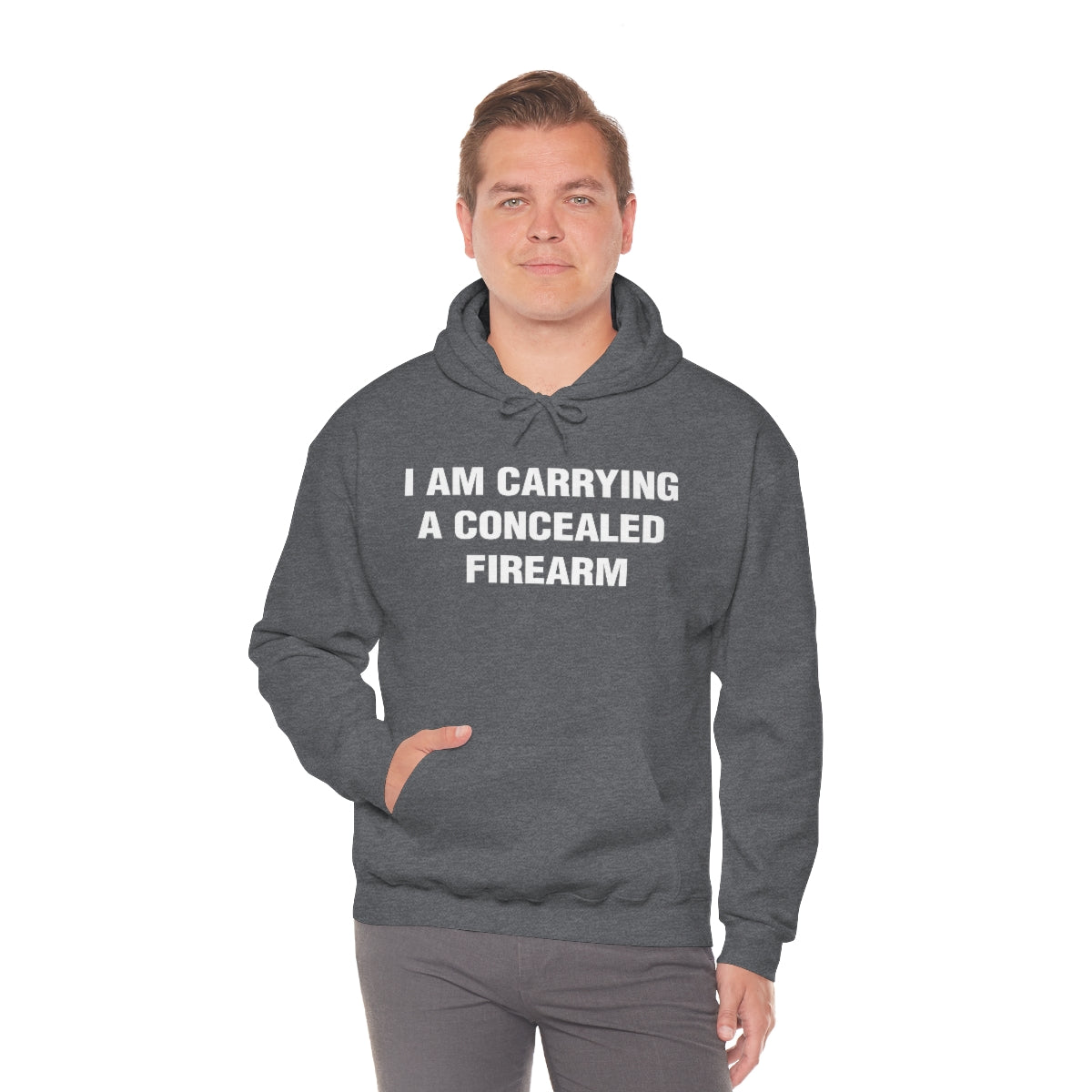 I AM CARRYING A CONCEALED FIREARM HOODIE