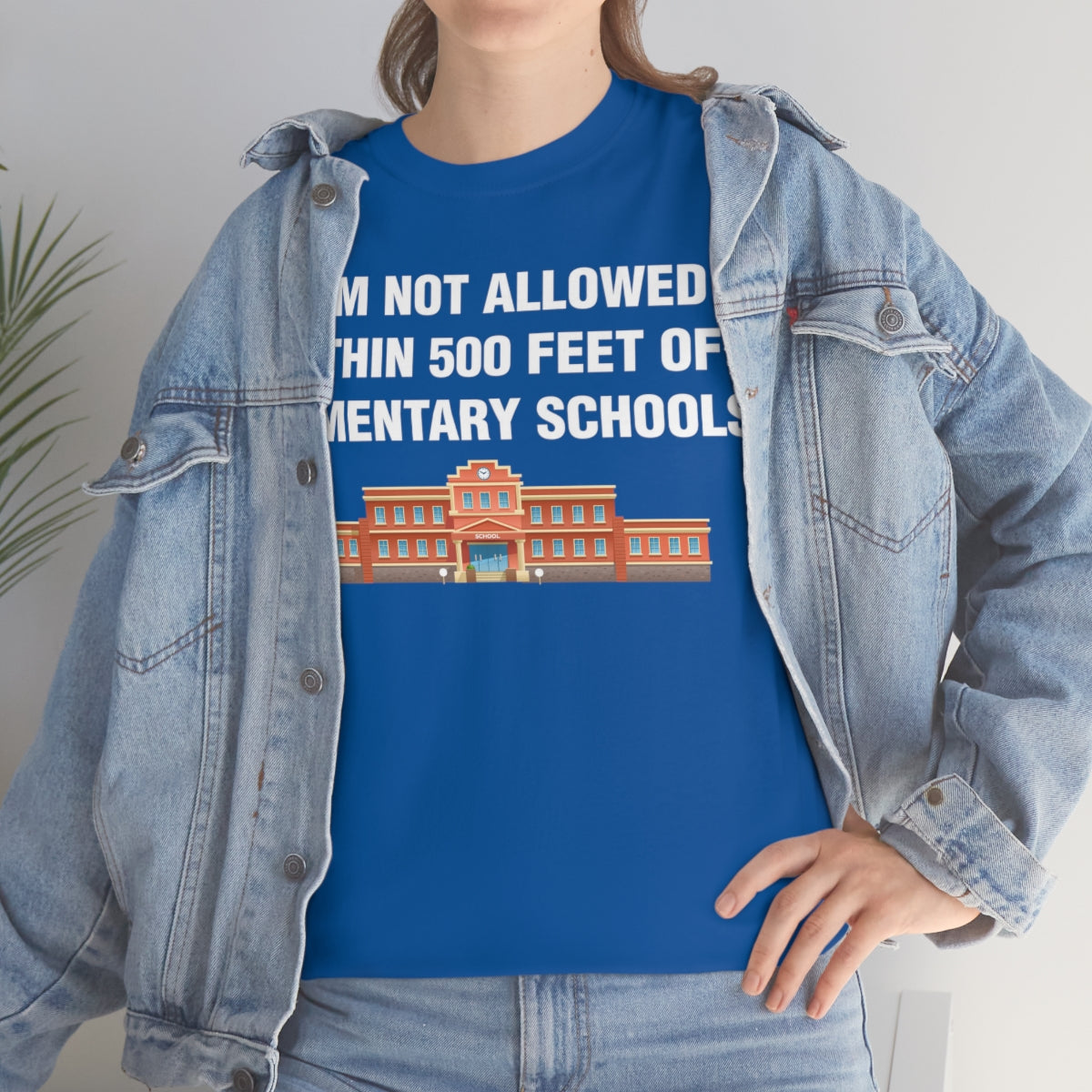 I AM NOT ALLOWED WITHIN 500 FEET OF ELEMENTARY SCHOOLS TEE