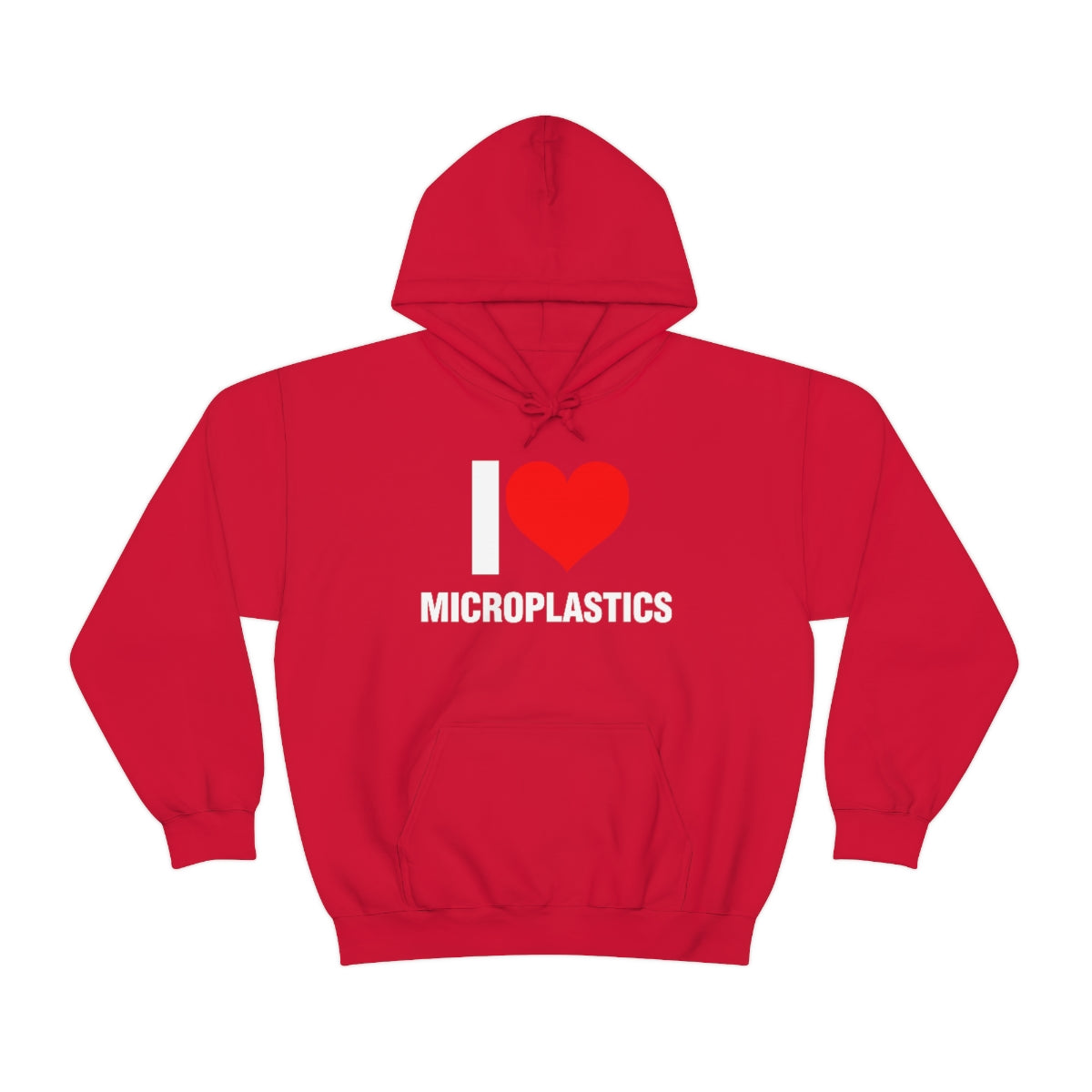 I LOVE MICROPLASTICS HOODIE