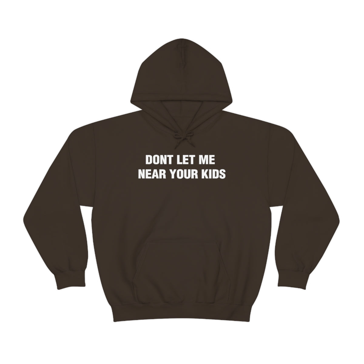 DONT LET ME  NEAR YOUR KIDS HOODIE