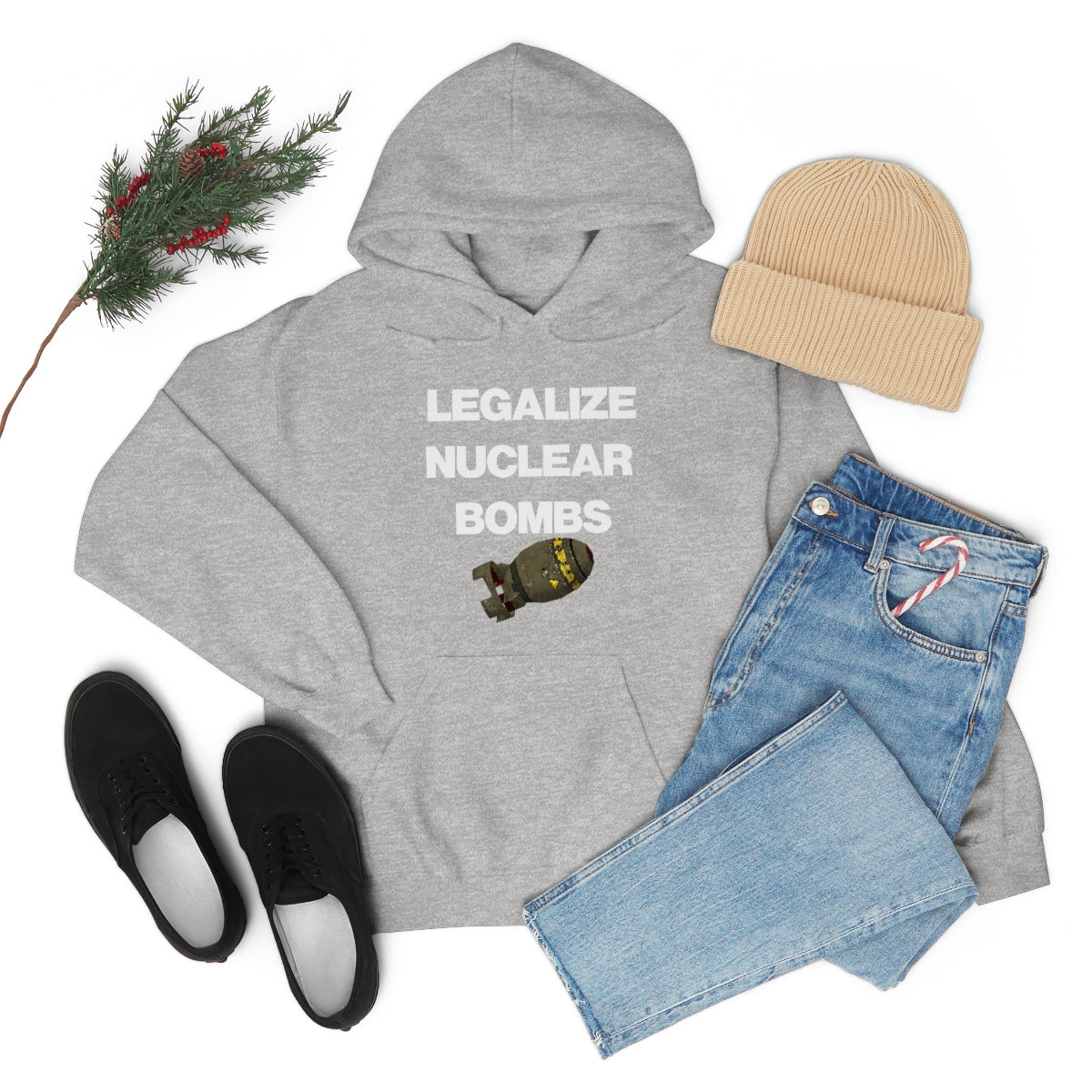 LEGALIZE NUCLEAR BOMBS HOODIE