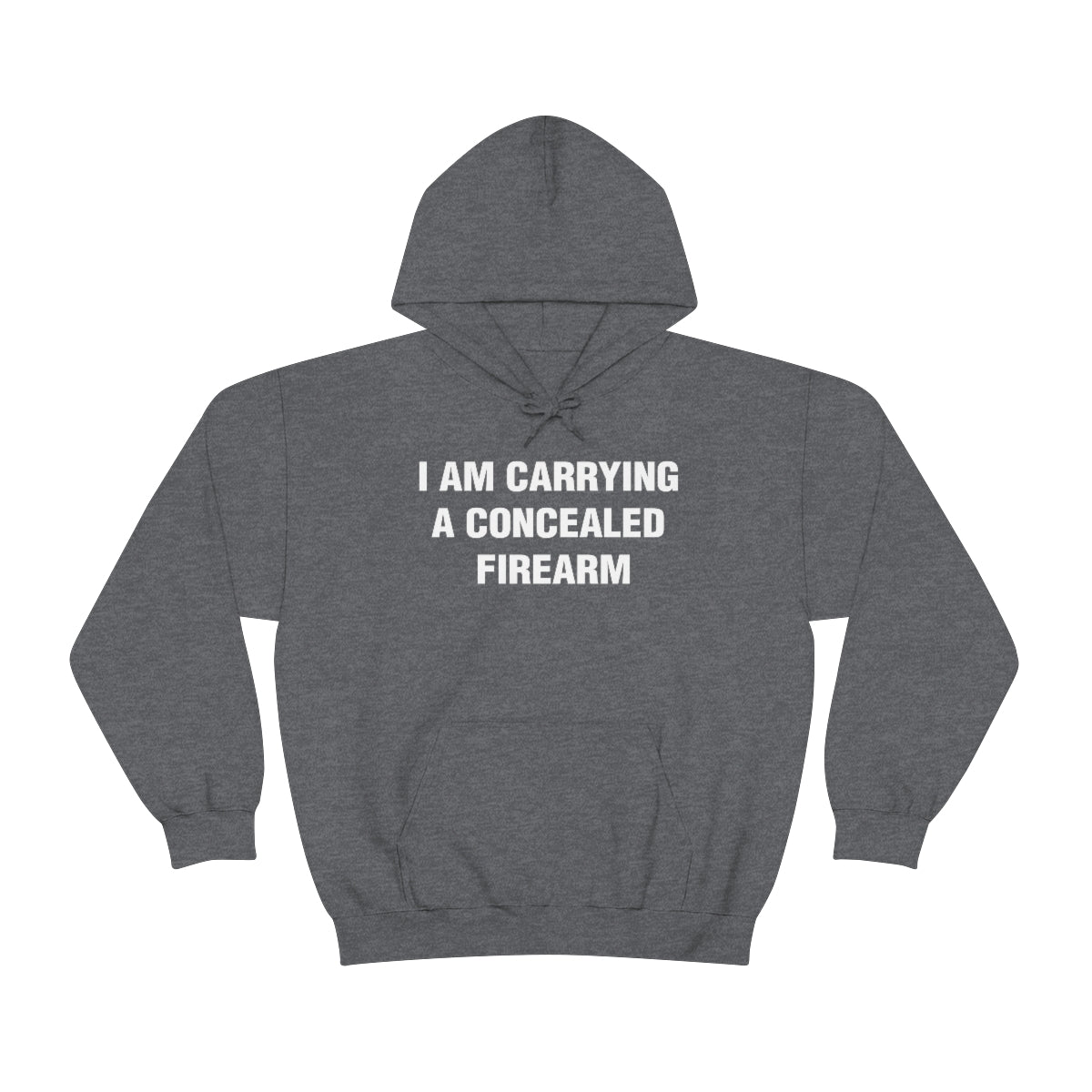 I AM CARRYING A CONCEALED FIREARM HOODIE