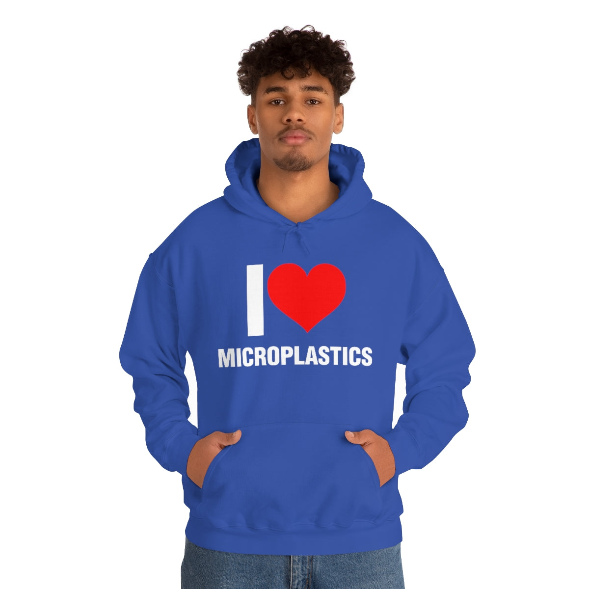 I LOVE MICROPLASTICS HOODIE