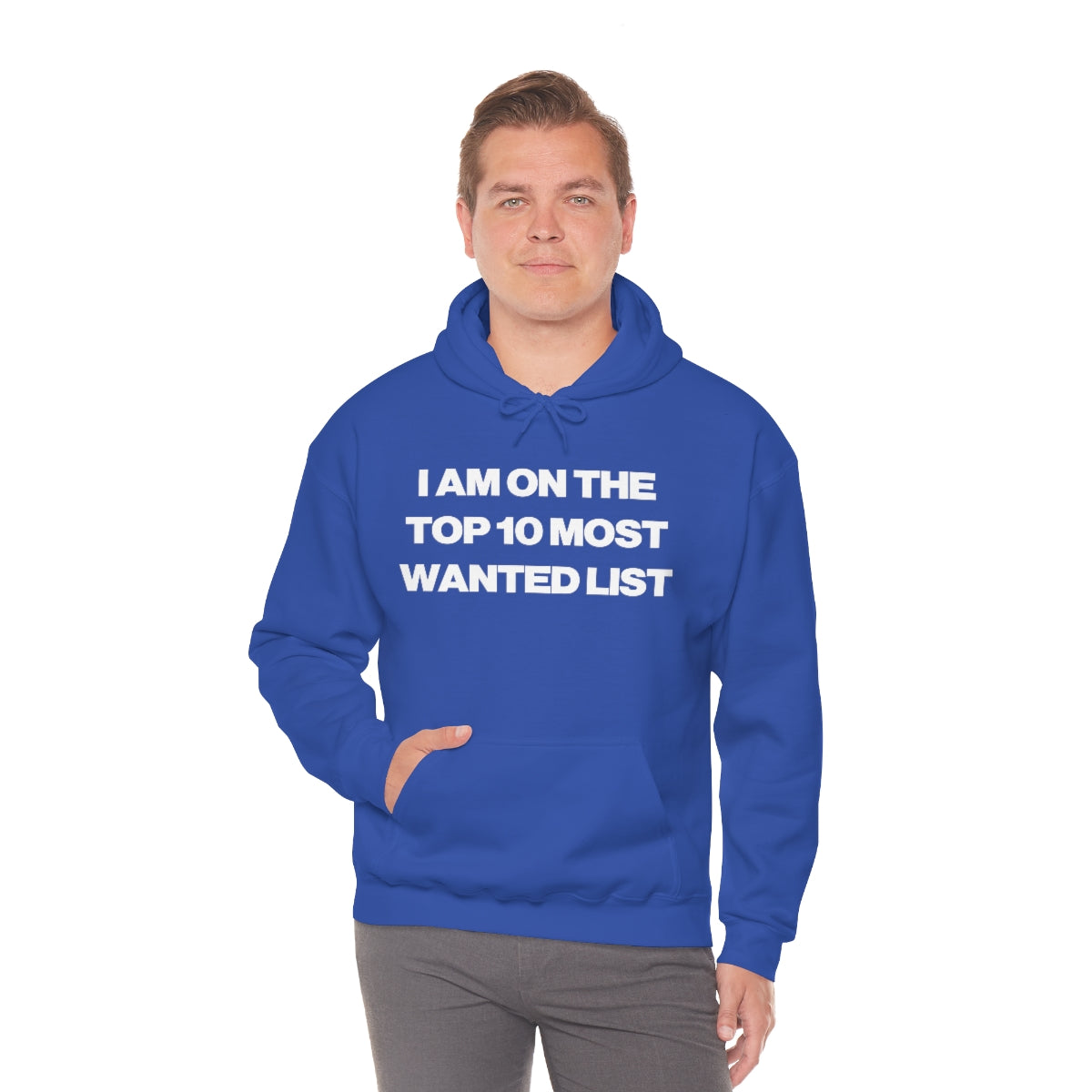 I AM ON THE TOP 10 MOST WANTED LIST HOODIE