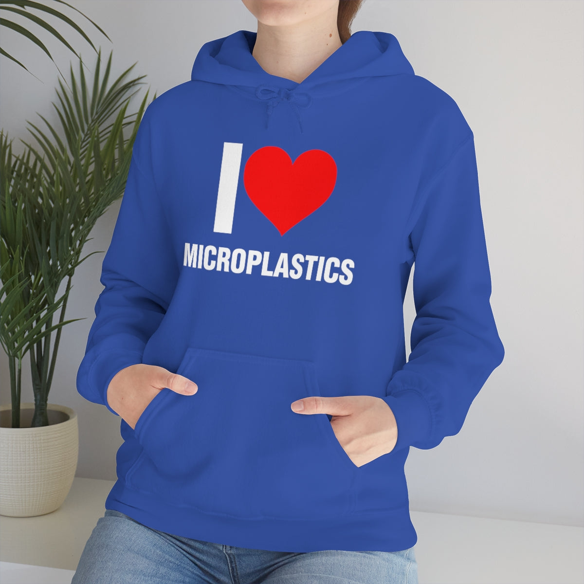 I LOVE MICROPLASTICS HOODIE