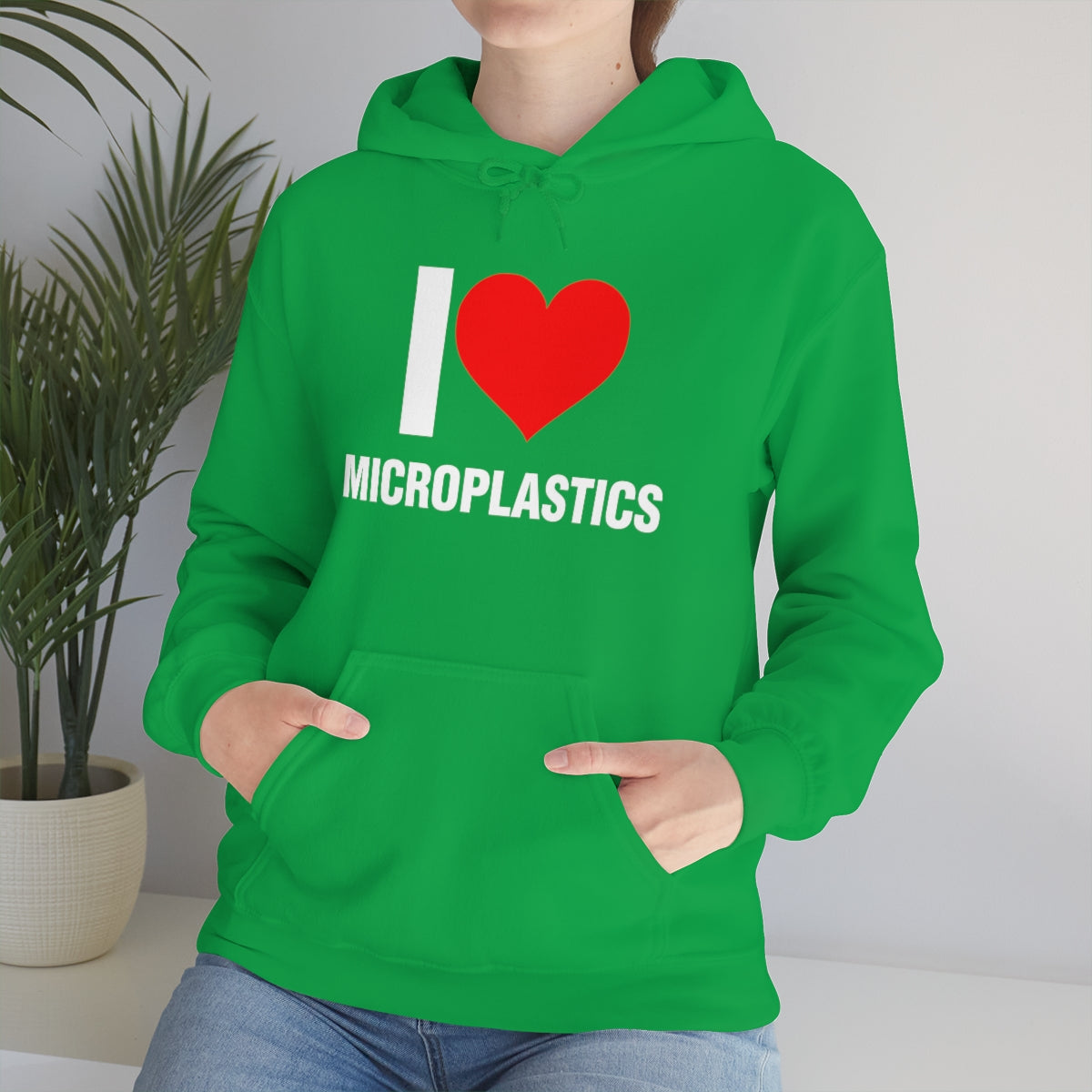 I LOVE MICROPLASTICS HOODIE