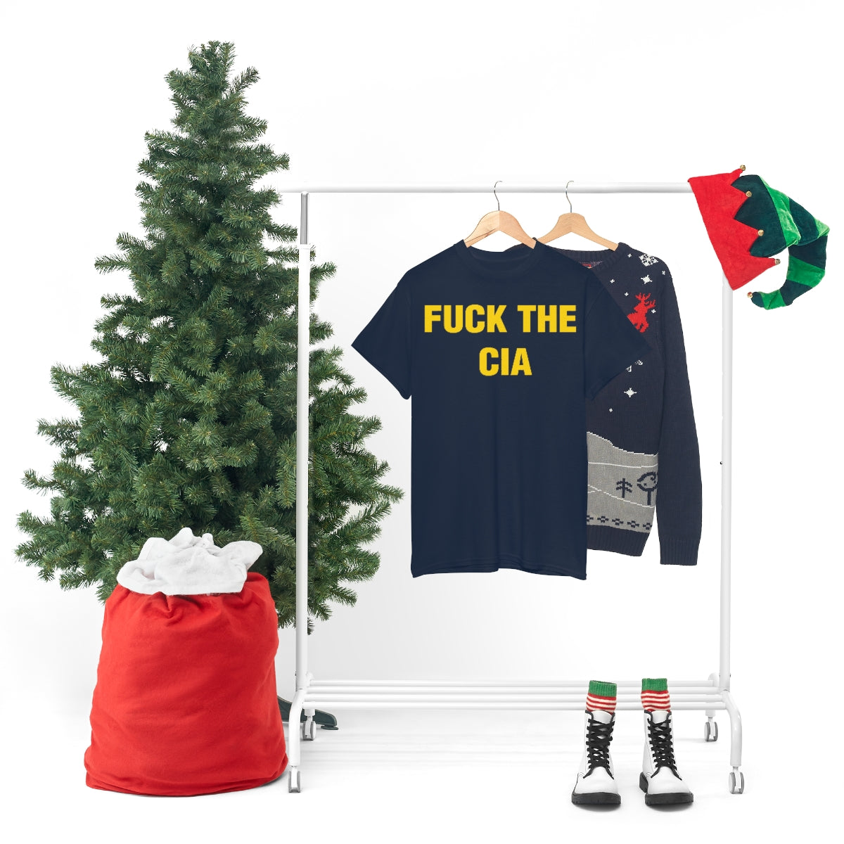 FUCK THE  CIA TEE