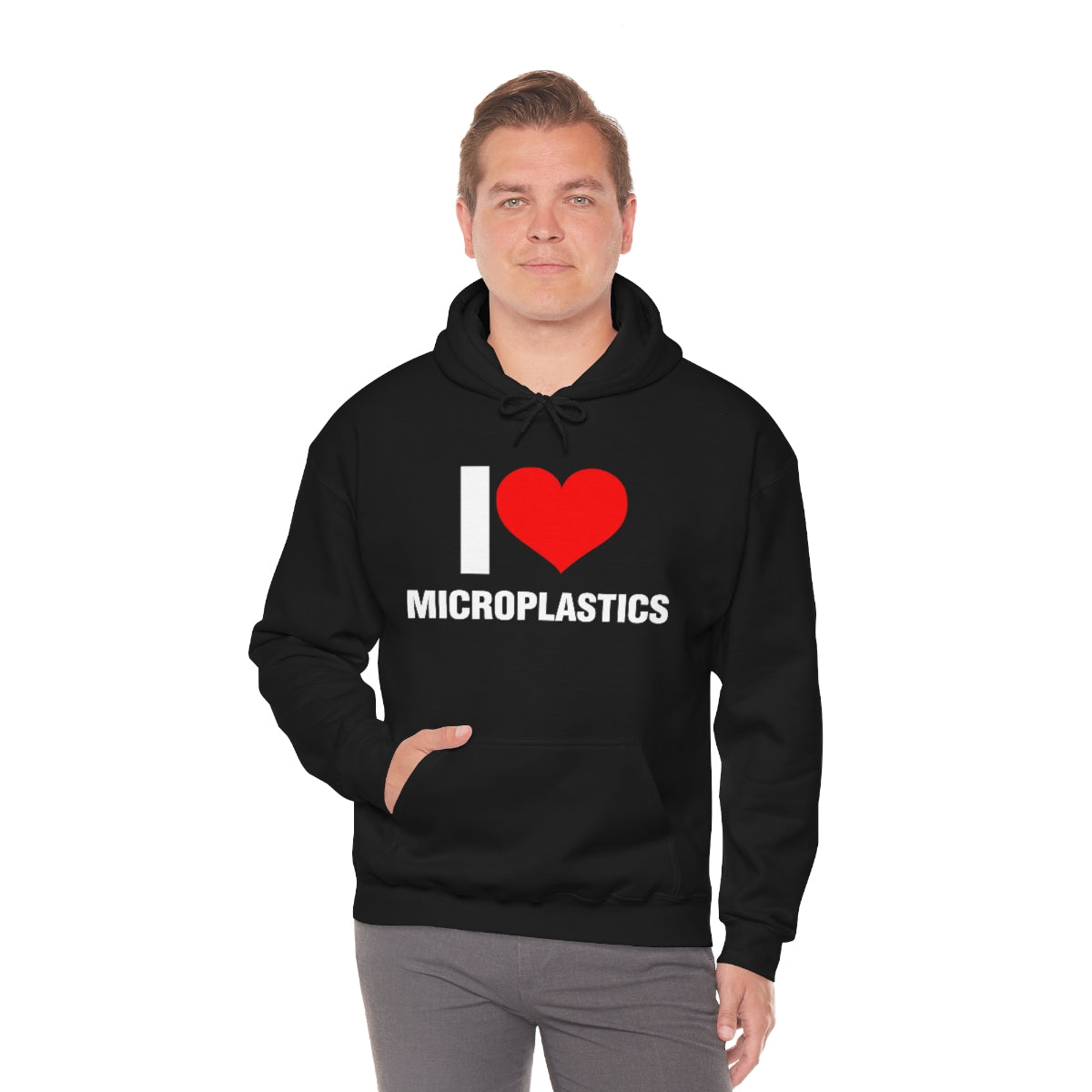 I LOVE MICROPLASTICS HOODIE