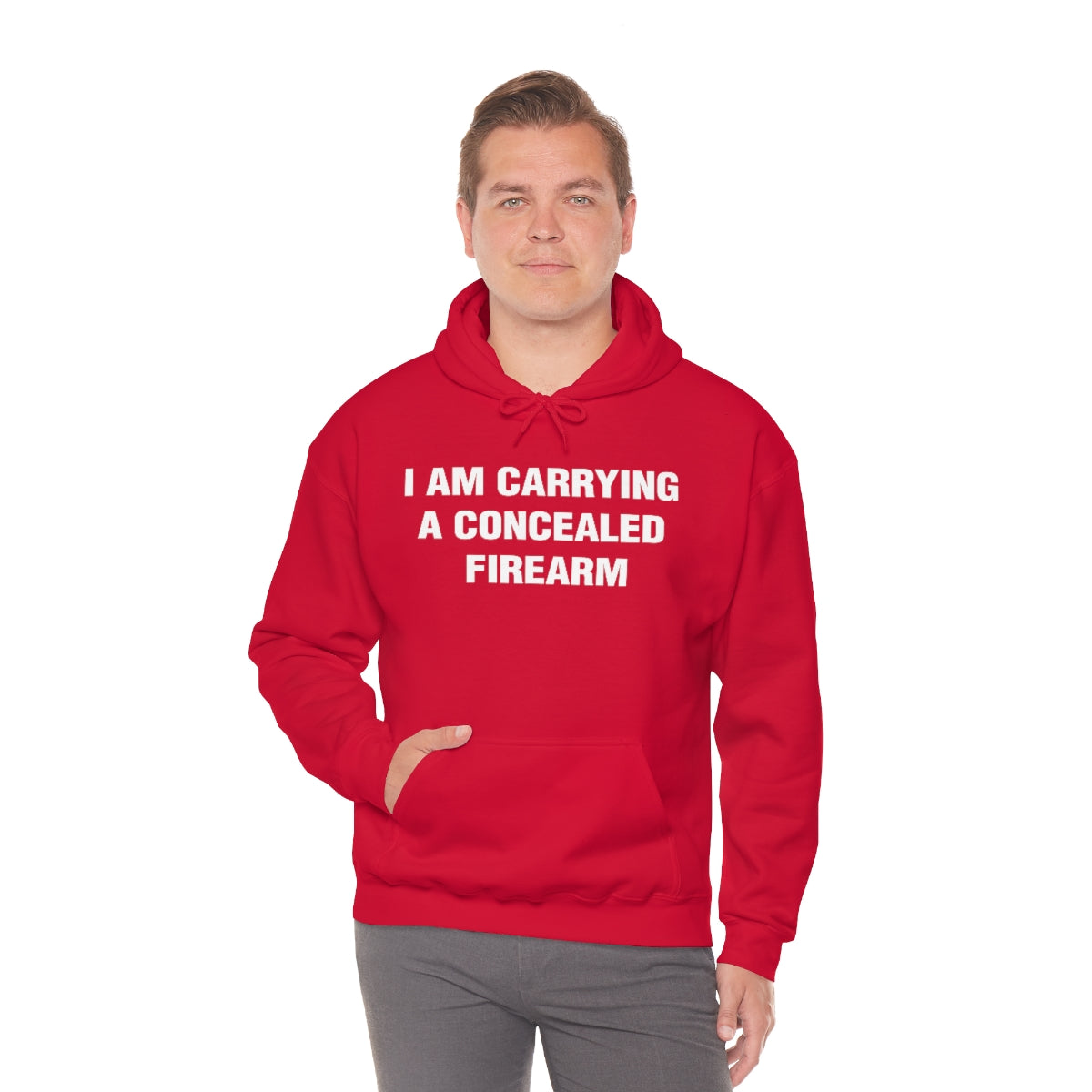 I AM CARRYING A CONCEALED FIREARM HOODIE