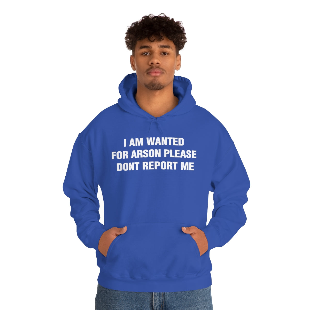 I AM WANTED  FOR ARSON PLEASE  DONT REPORT ME HOODIE