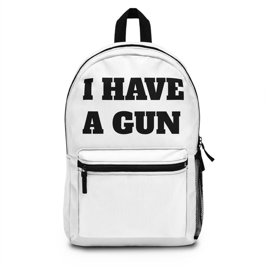 I HAVE A GUN BACKPACK